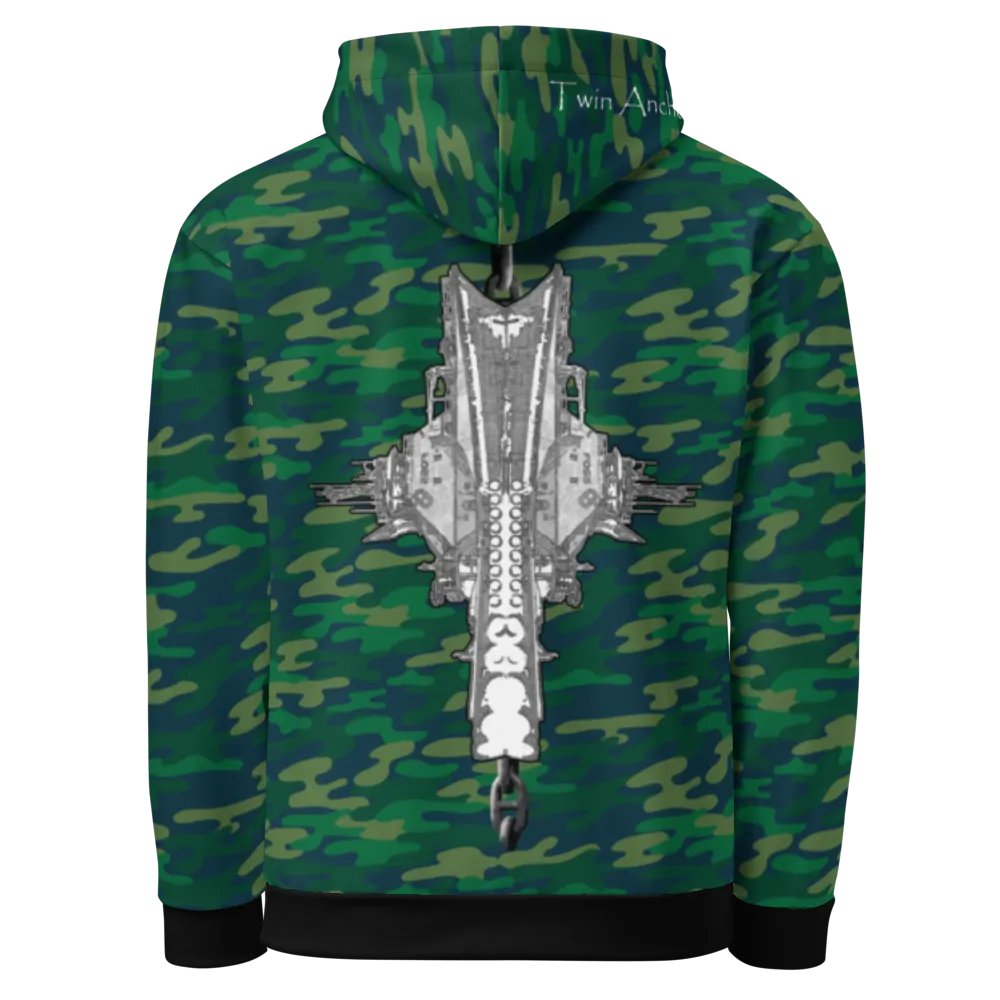 Mirrored Foss Tug & Barge Bridal Chain (Teal) – Performance Marine Wear | Twin Anchor Apparel North Current Line product image (3)