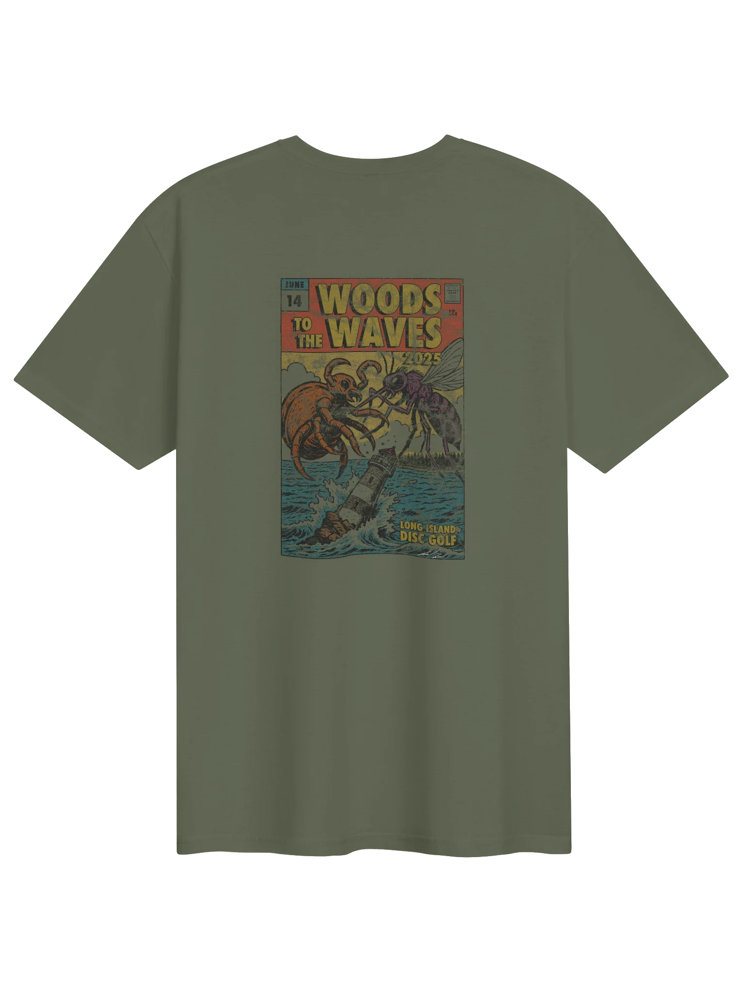 Woods to Waves 2025 –Tournament Stamp Shirt product image (3)