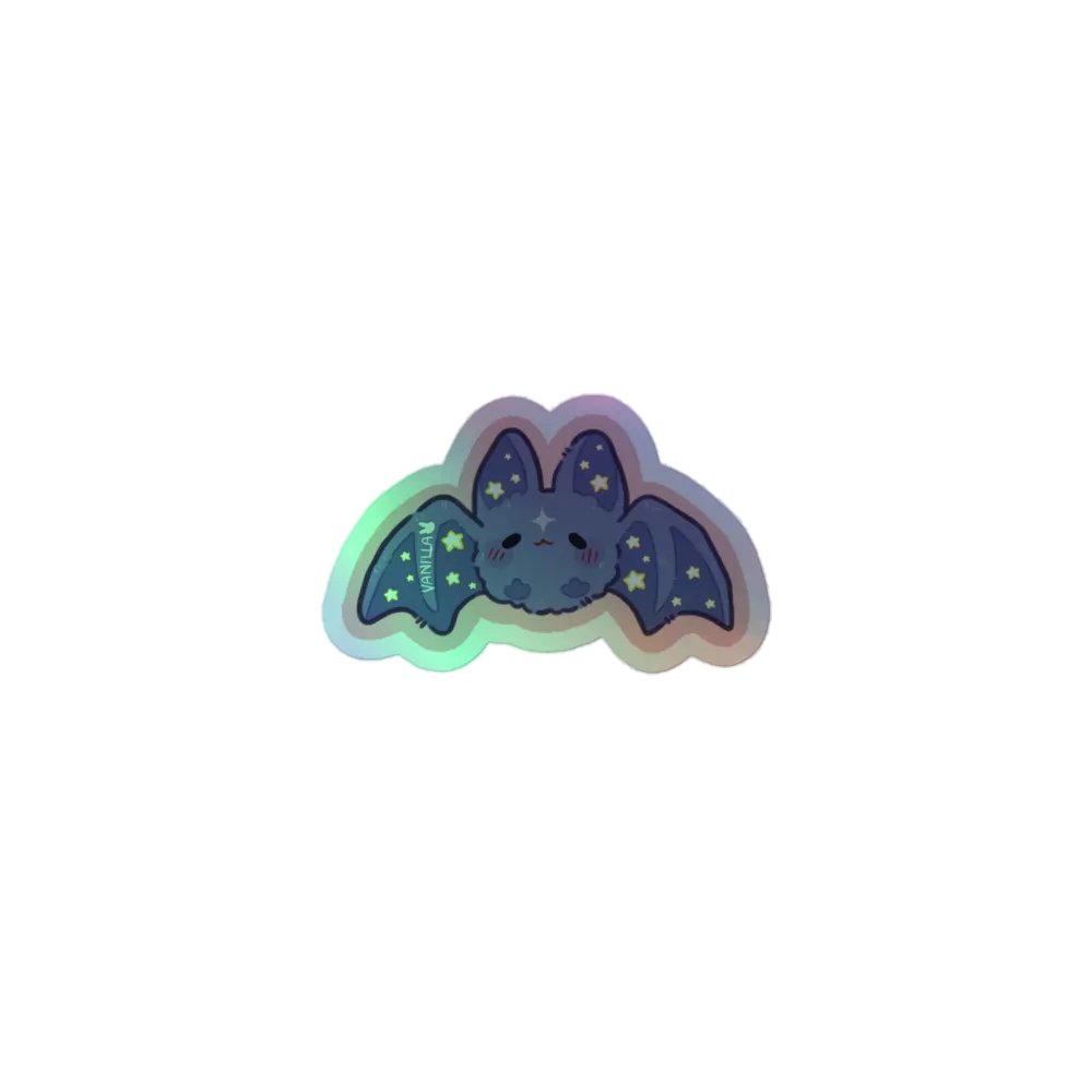 Bat sticker holographic product image (1)