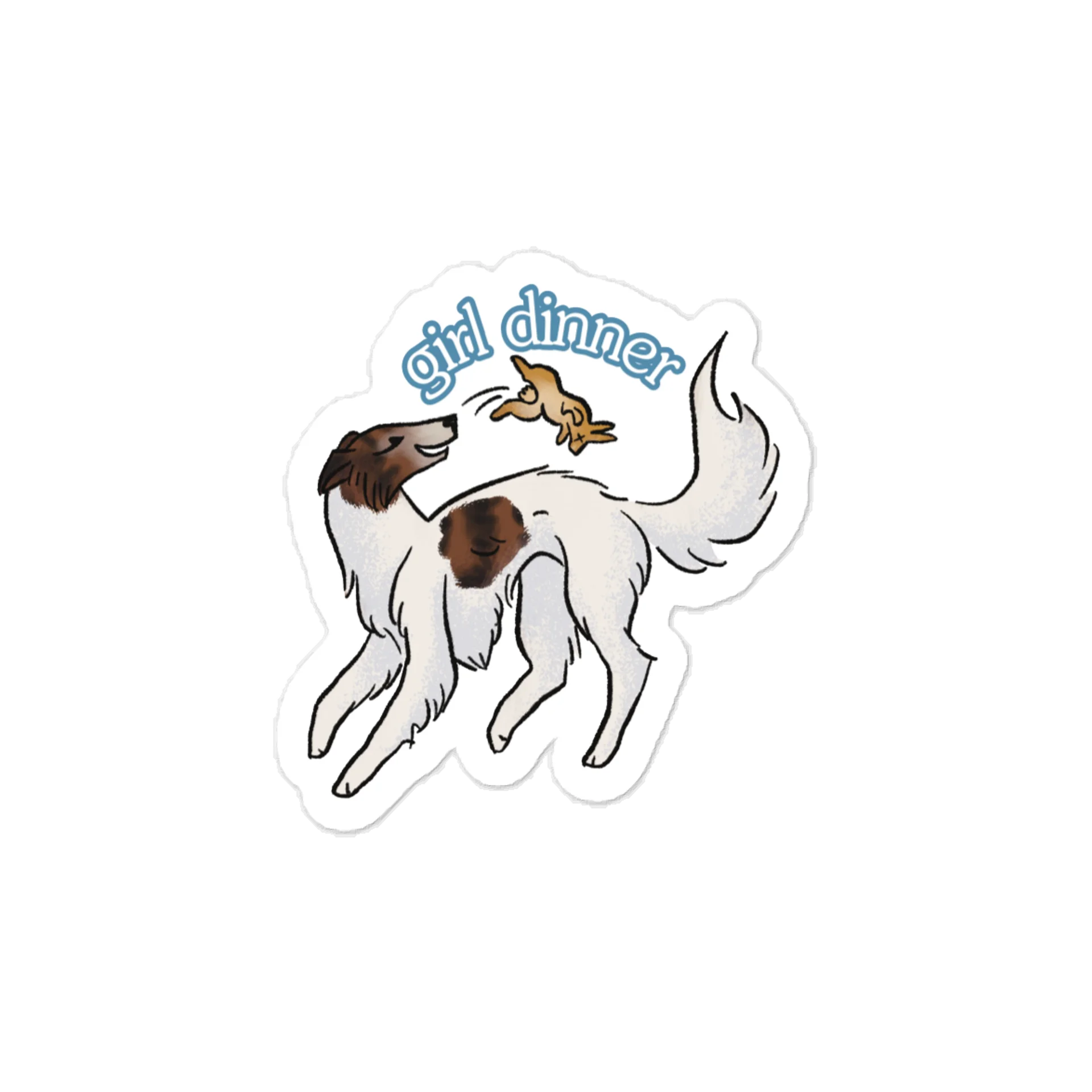 Girl Dinner Sticker - Spotted Brindle product image (1)