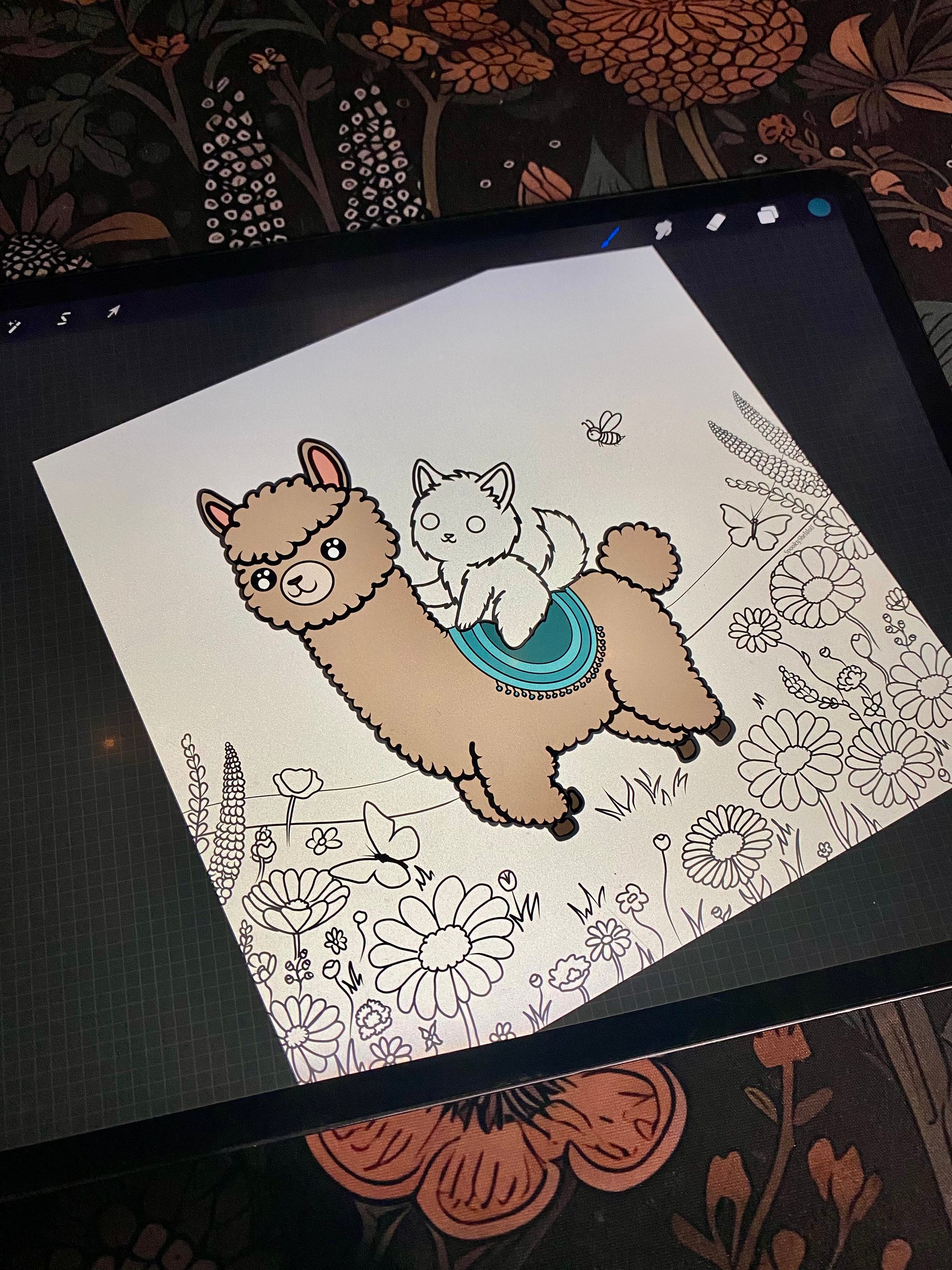 Noodle Colouring Page product image (1)