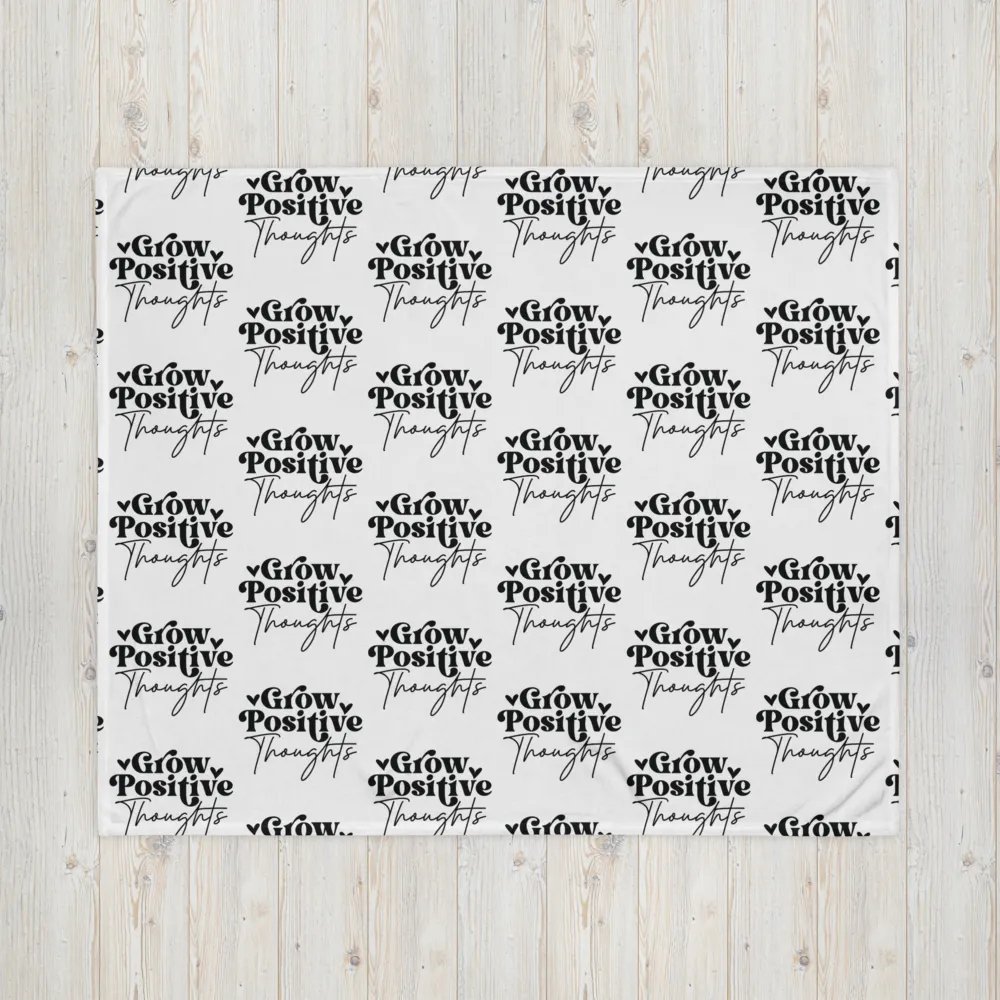 Grow Positive Thoughts Blanket product image (6)