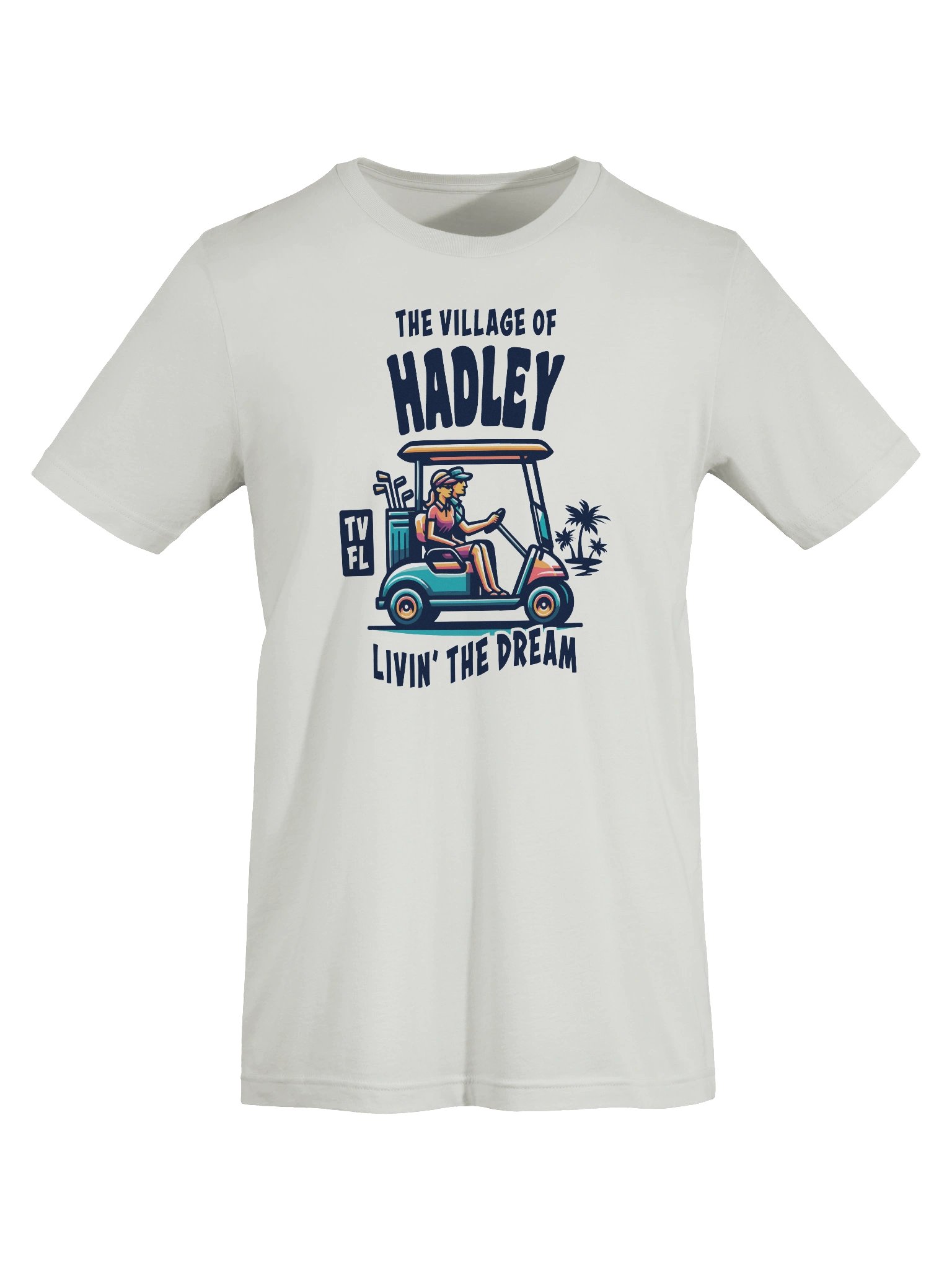 The Village of Hadley TV FL Golf Cart Design T-Shirt product image (62)