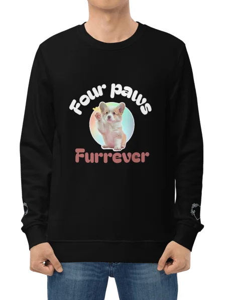 Furrever Puppy Organic Sweatshirt product image (1)