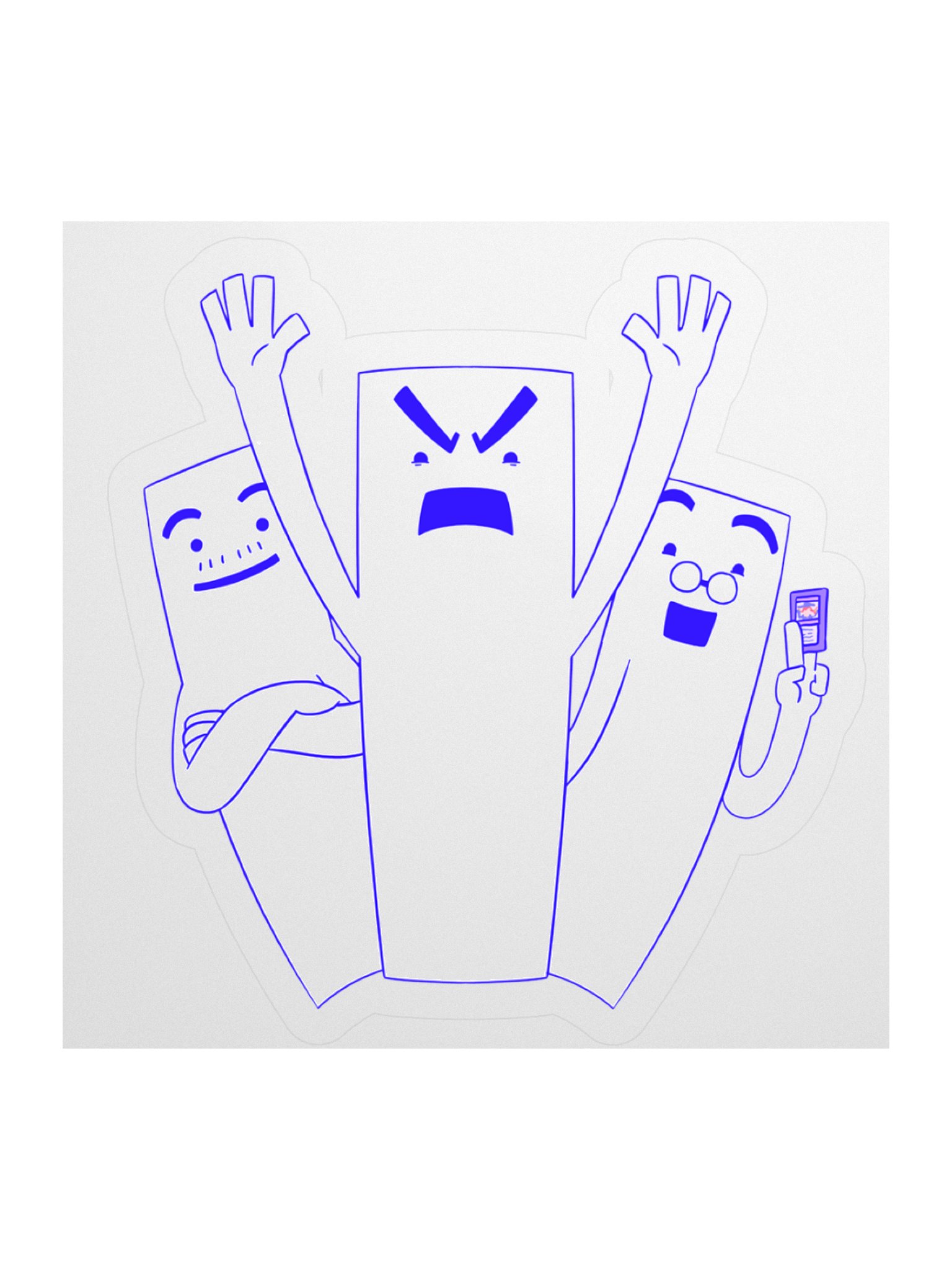 Maliens Trio Sticker product image (1)