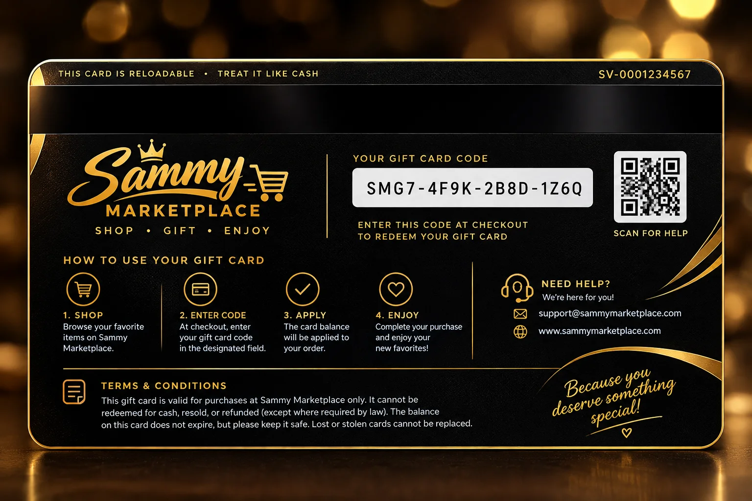 Sammy Marketplace Digital Gift Card product image (2)