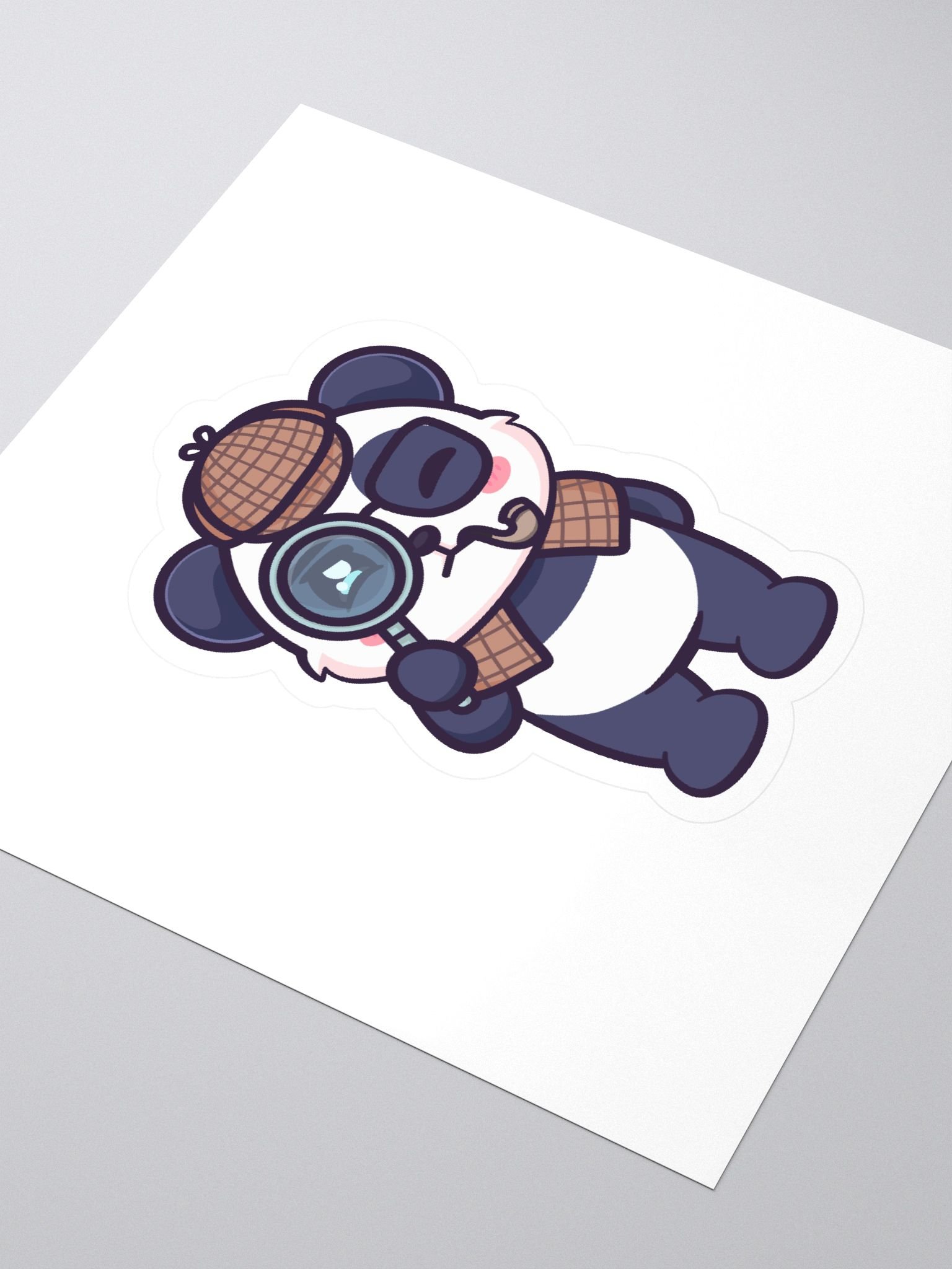 Detective Panda Sticker product image (3)