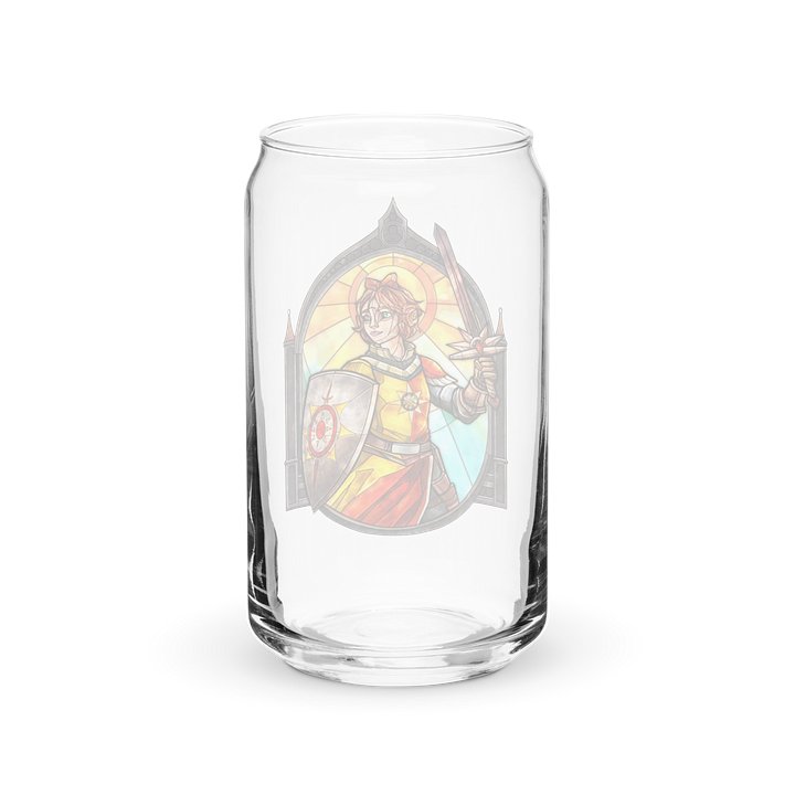 Squire Lou of the Solar Knights (Torched RP) Can-Shaped Glass product image (6)