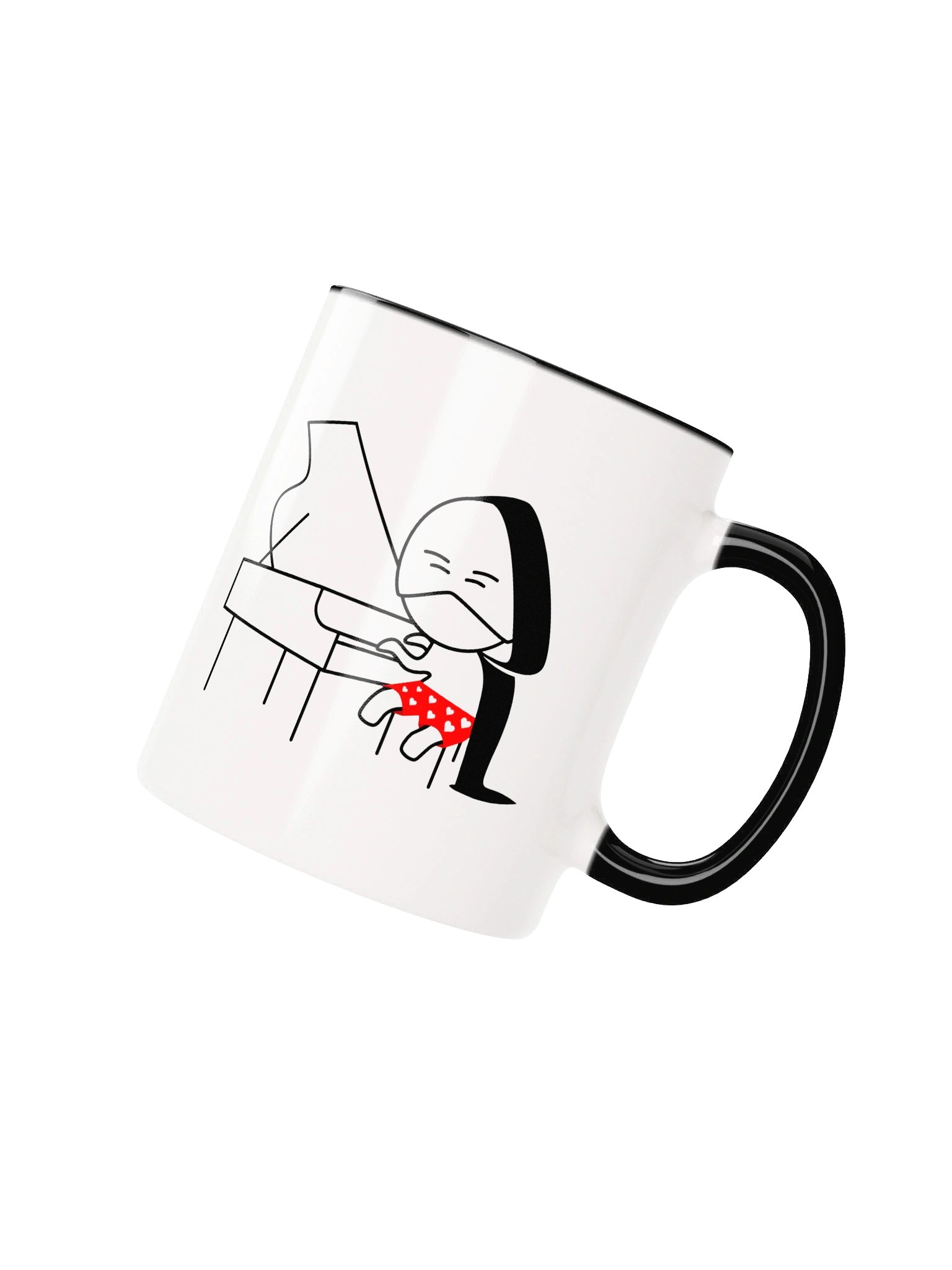 *BRAND NEW* Man. Mask. Piano. Pants. Dual Design Ceramic Mug (2 sizes) product image (2)