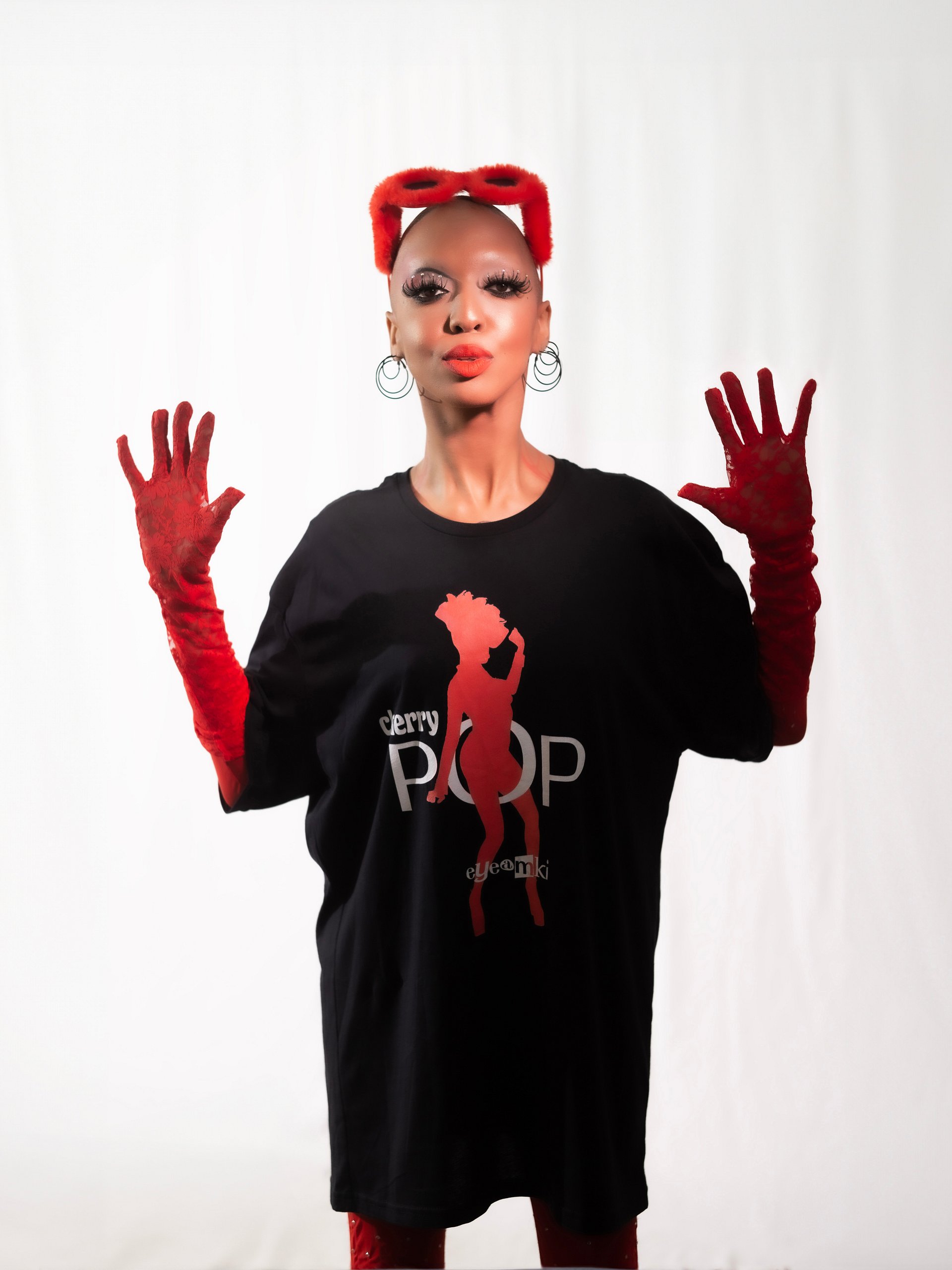 CHERRY POP Black Tee product image (2)