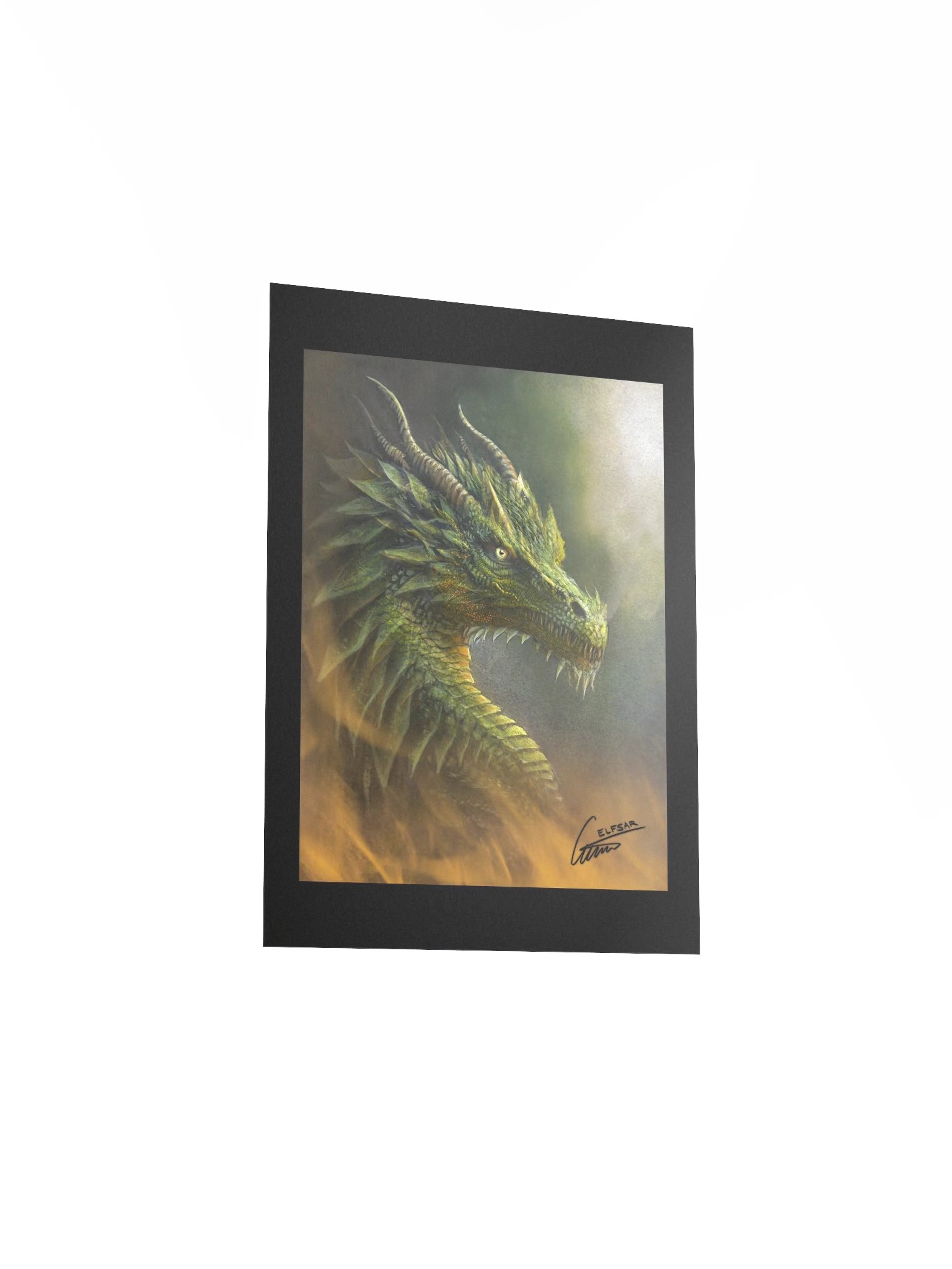 Green Dragon Matte Print product image (6)
