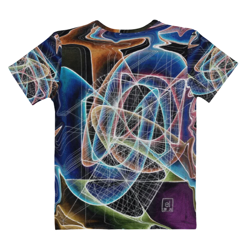 Translucent Heart - Geometric Negative Art Women's Crew Neck T-Shirt product image (4)