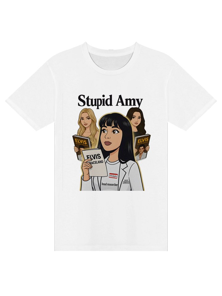 Stupid Amy Stage Unisex Tee-White product image (1)