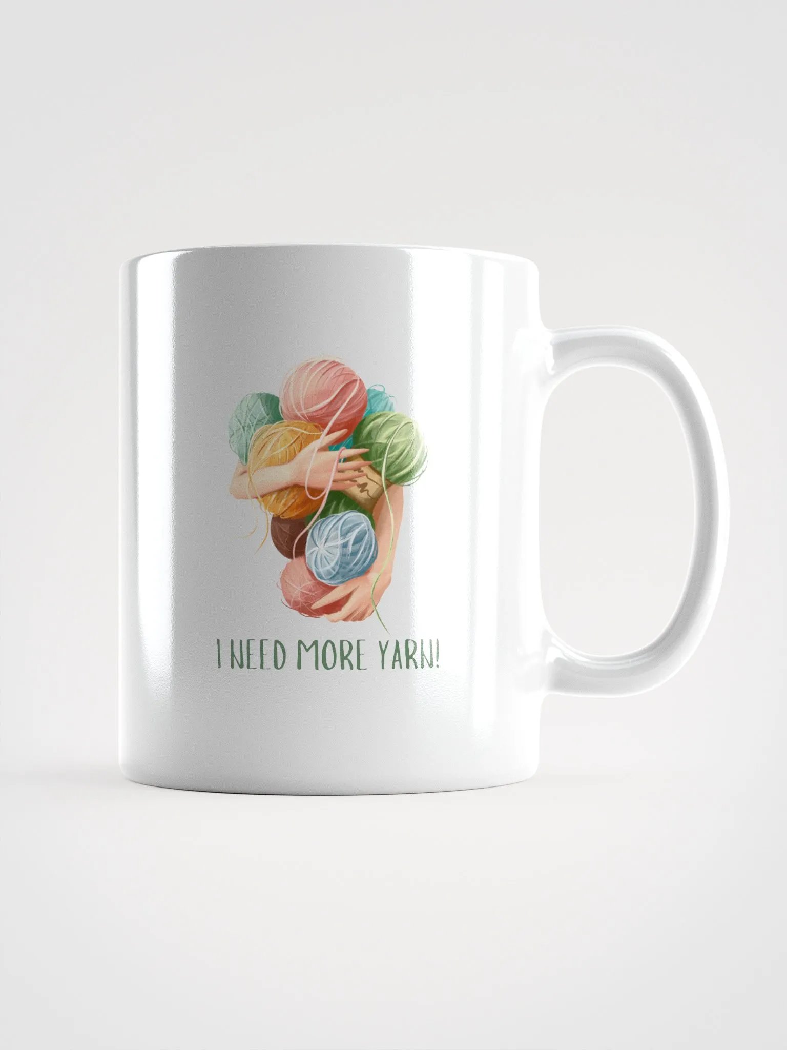 "Need Yarn" White Coffee Mug product image (1)