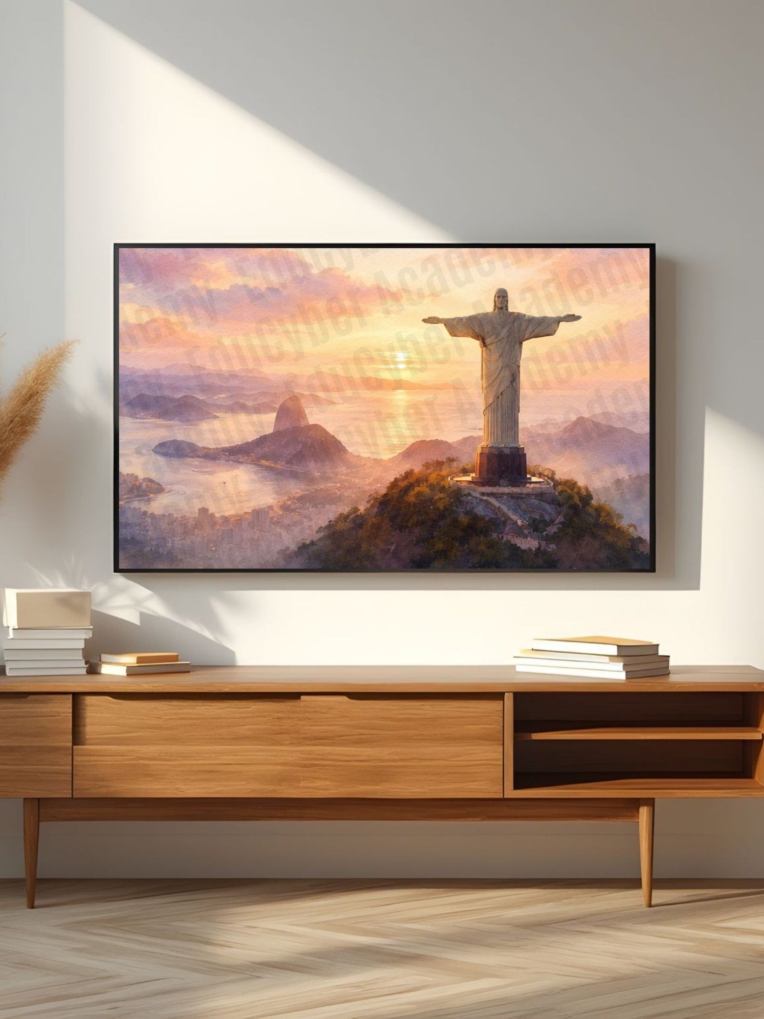 New Wonders of the World Christ the Redeemer Frame TV Art Brazilian Statue Catholic Church Gift and Décor Desktop Laptop Wallpaper Background Image product image (10)