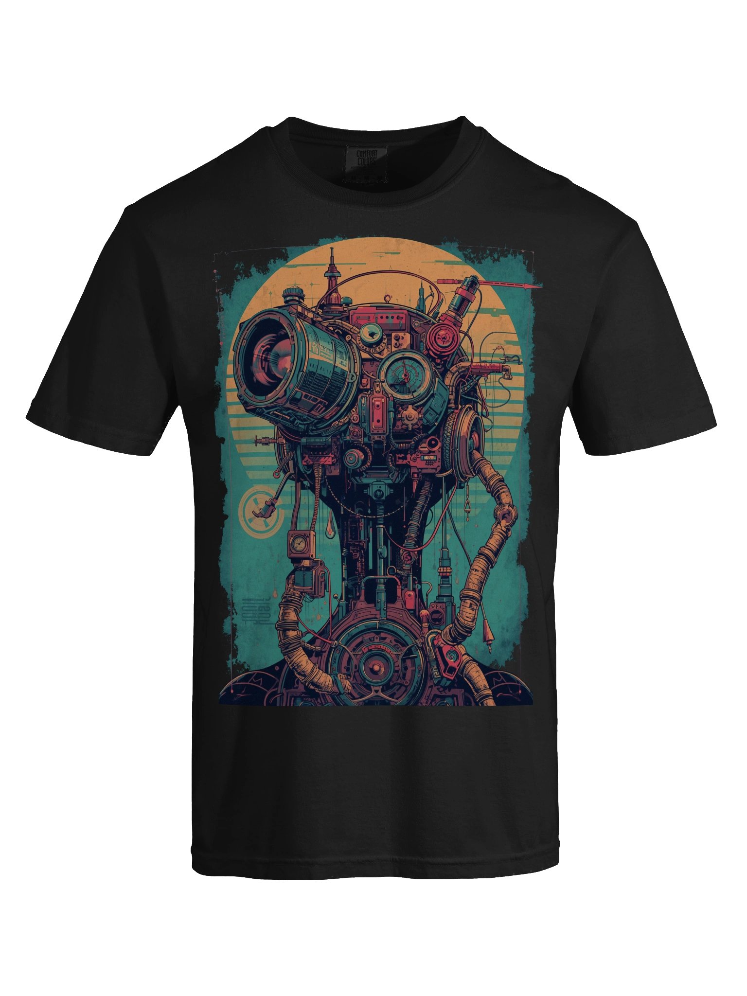 Retro Mech Orbit Heavyweight T-Shirt product image (2)