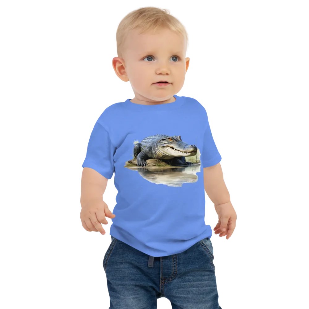 Reflections of the Wild: Alligator Baby Tee product image (3)
