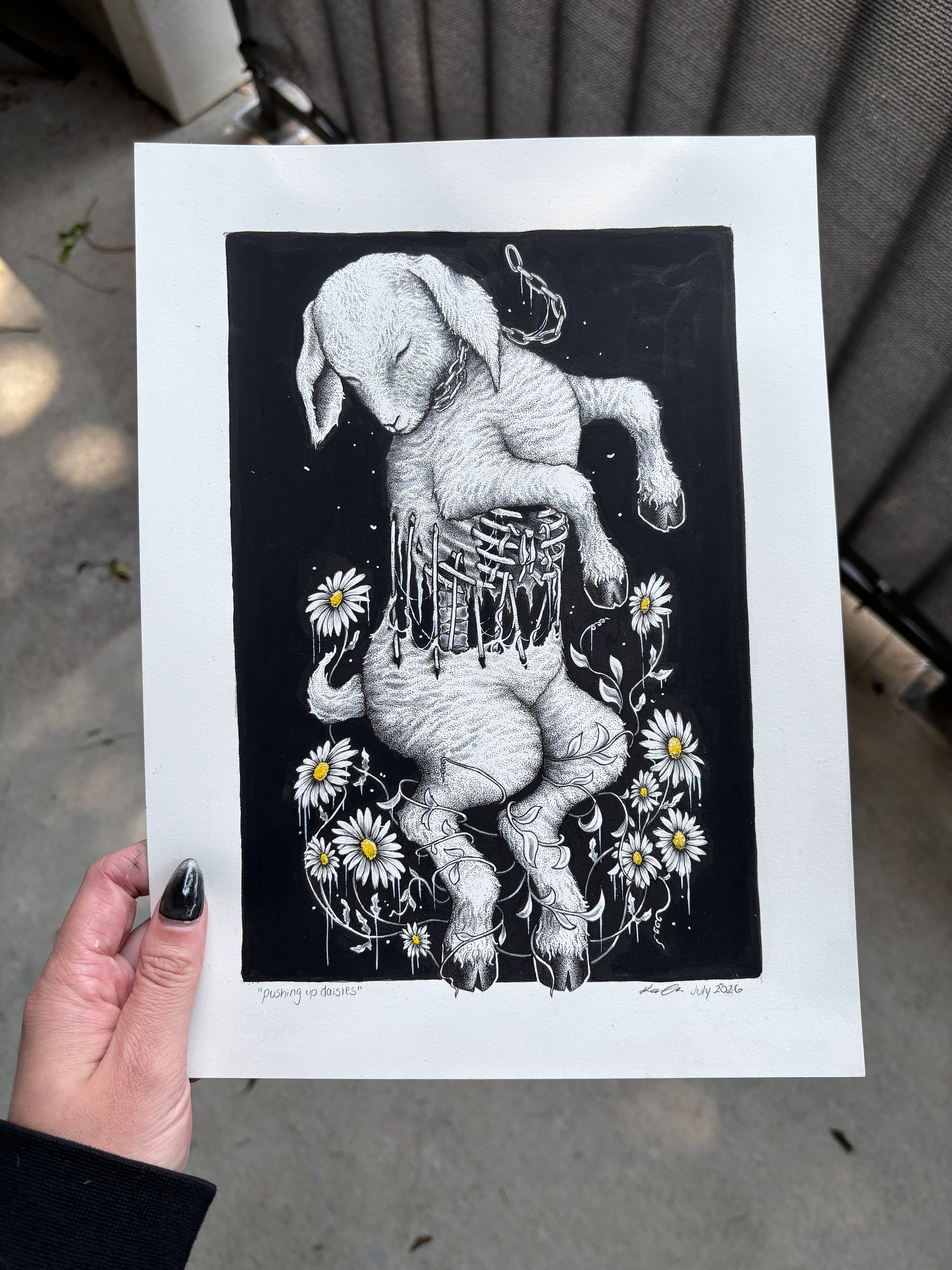 Pushing Up Daisies Original Artwork product image (4)