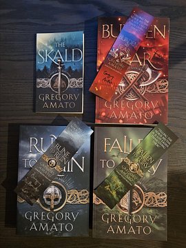 Spear of the Gods, books 1-3 (signed paperbacks)