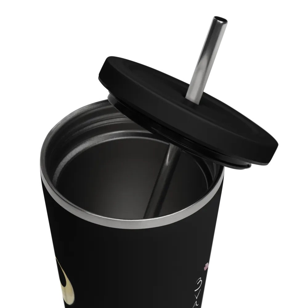 Sakura Blossom Insulated Tumbler w/ Straw product image (7)