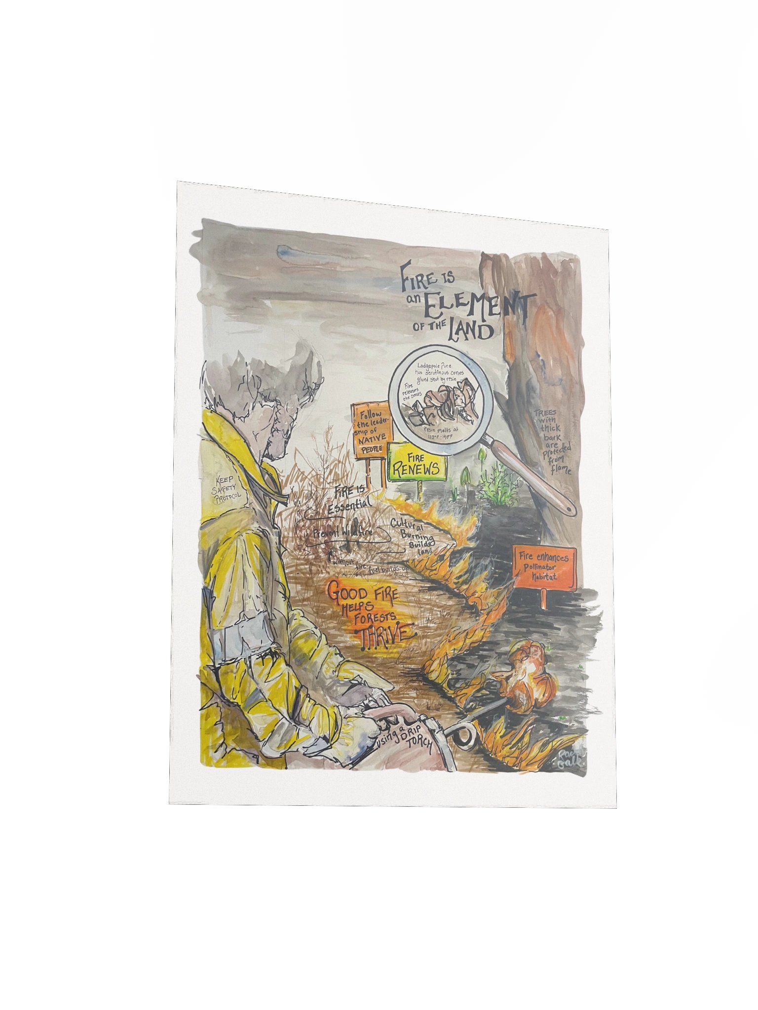 "Fire is an Element of the Land" product image (9)