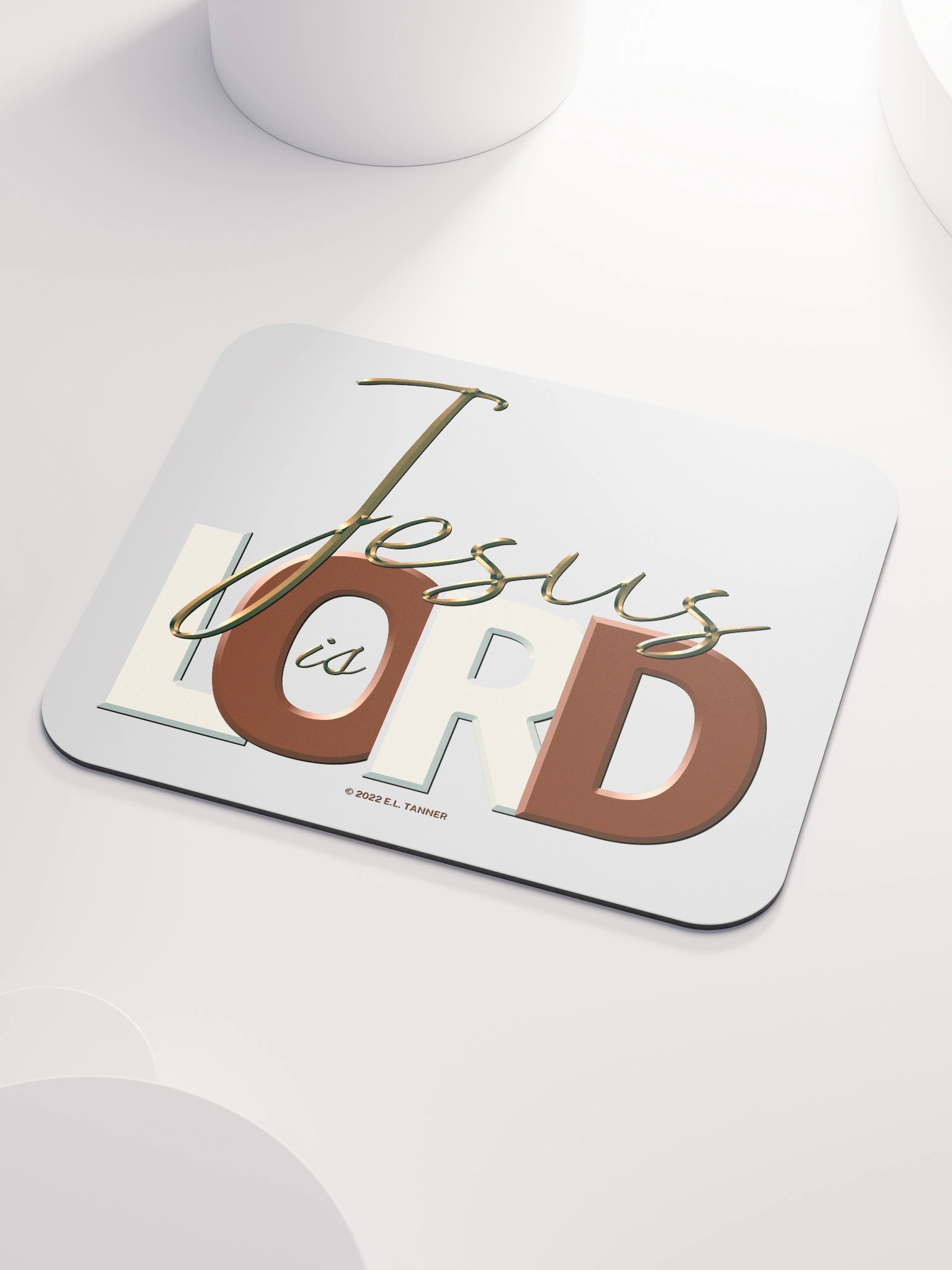 Jesus is Lord, Brn Mouse Pad product image (3)
