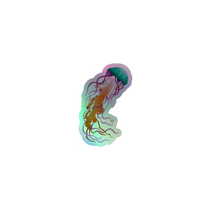 JellyFish Holo Sticker product image (1)