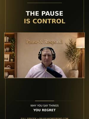 You can be upset and still choose words you’ll stand behind later. Taking a moment during a difficult conversation gives you space to notice what you’re feeling, steady your tone, and respond in a way that reflects your values. That pause is a demonstration of control. Before your next response, ask yourself: “How do I want to handle this?” 🎧 Listen to “Why You Say Things You Regret” on the Pause & Respond podcast for more on responding thoughtfully when emotions run high. Find the full episode at https://f.mtr.cool/pqoyf4c0cn Save this for your next difficult conversation. Less reaction. More choice. #PauseAndRespond #EmotionalControl #CommunicationSkills #HealthyRelationships #PauseBeforeYouReact