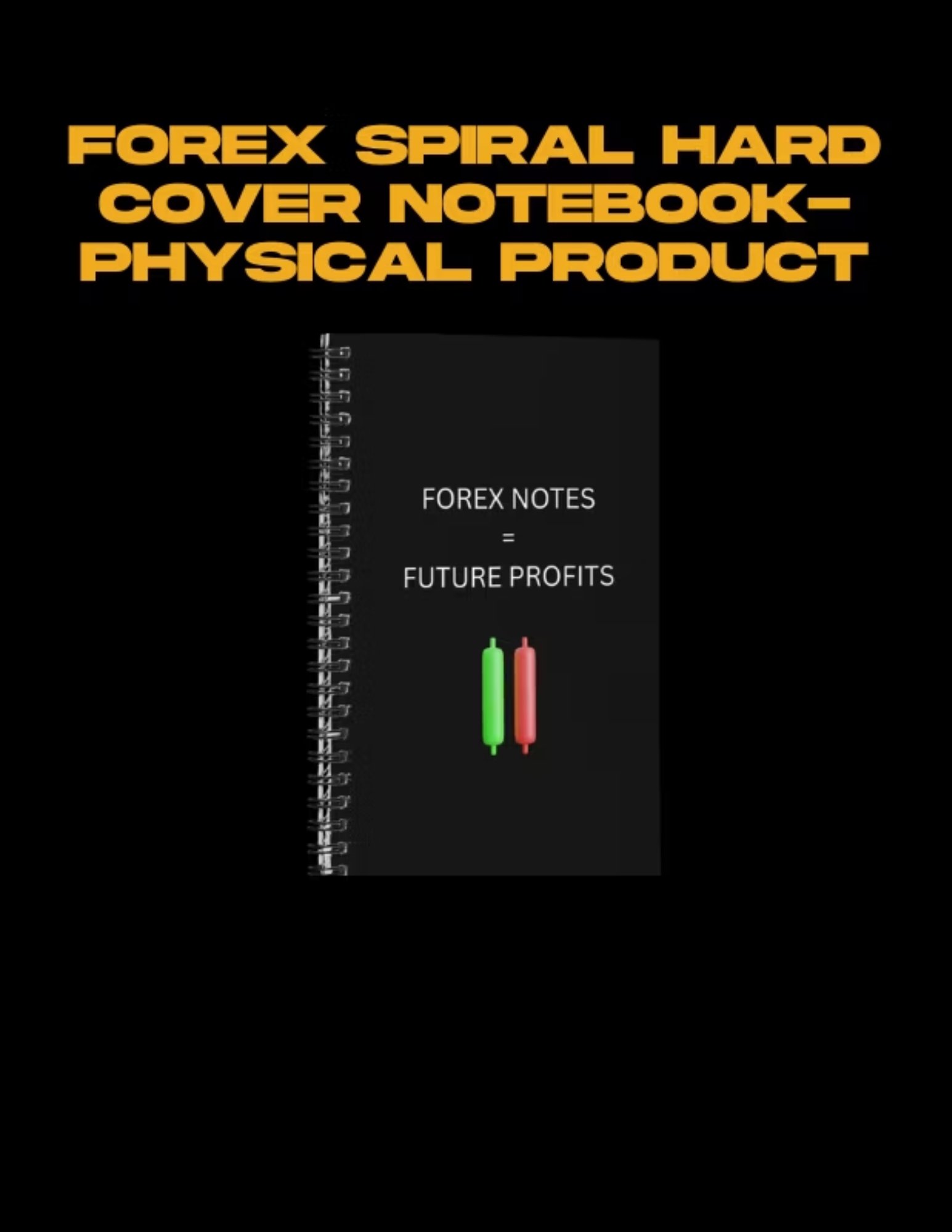 Forex Spiral Hard CoverNotebook-Physical Product product image (1)
