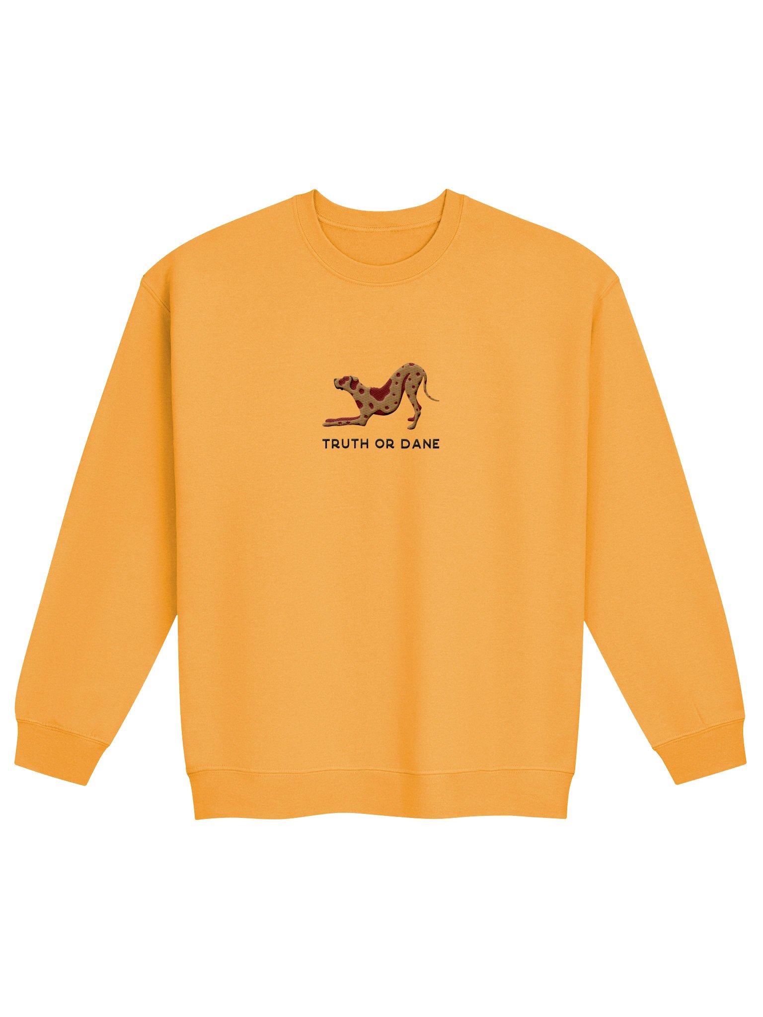 Truth or Dane Sweatshirt (Embroidered) of a Great Dane(Chocolate Merle) product image (33)