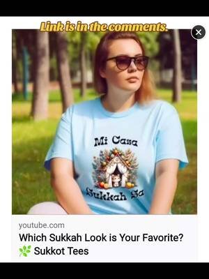 Check out today's YouTube short. This one features Sukkot designs.  Check comments for the link.  #YouTube #shorts #sukkot #sukkah 