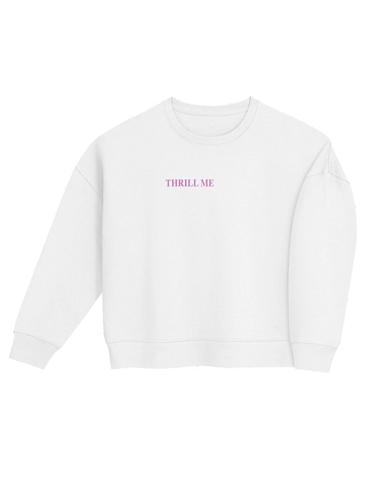 Thrill Me Crewneck — White — view 4