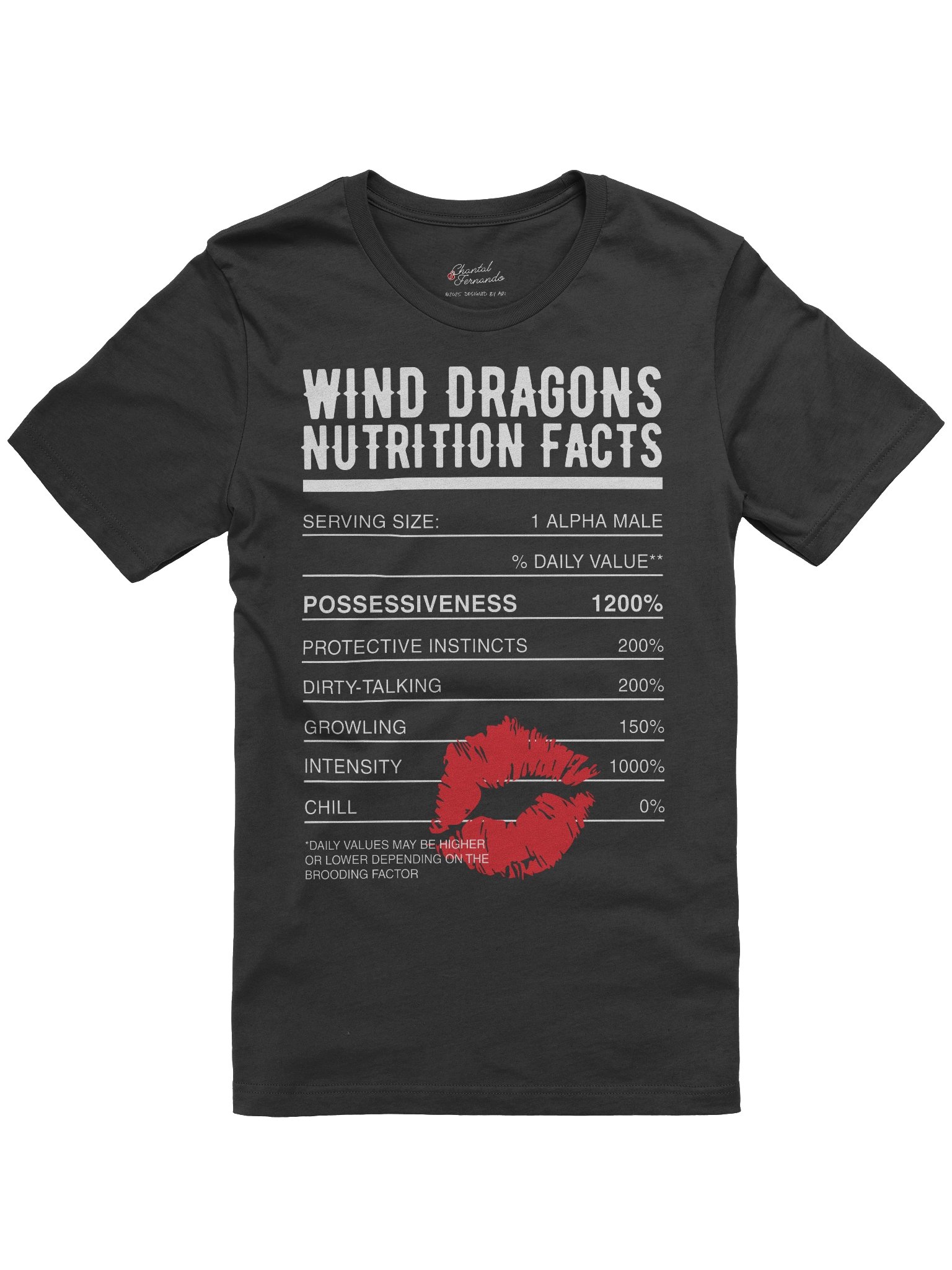 Wind Dragons Nutrition Facts Tee product image (1)