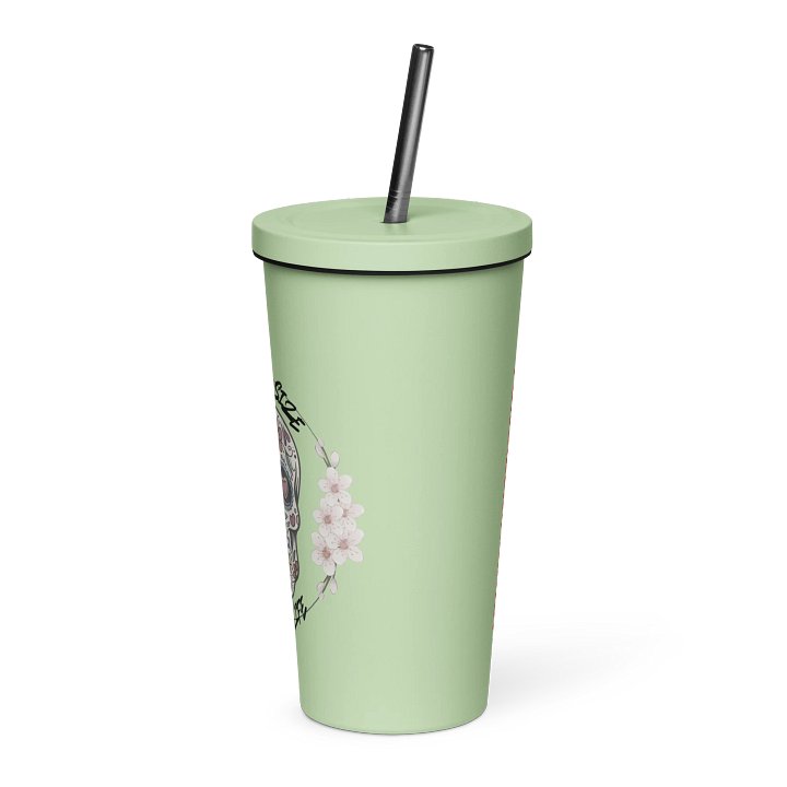 Insulated Tumbler with straw product image (3)