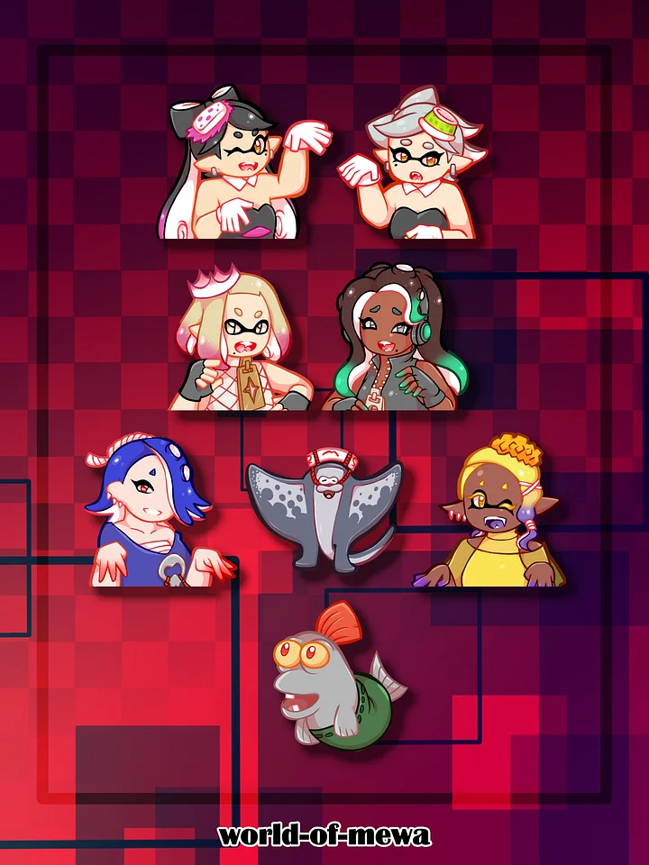 Splatoon | Acrylic Pins product image (2)