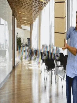 Man drops boxes - A stock video to show someone unable to do their job product image (1)