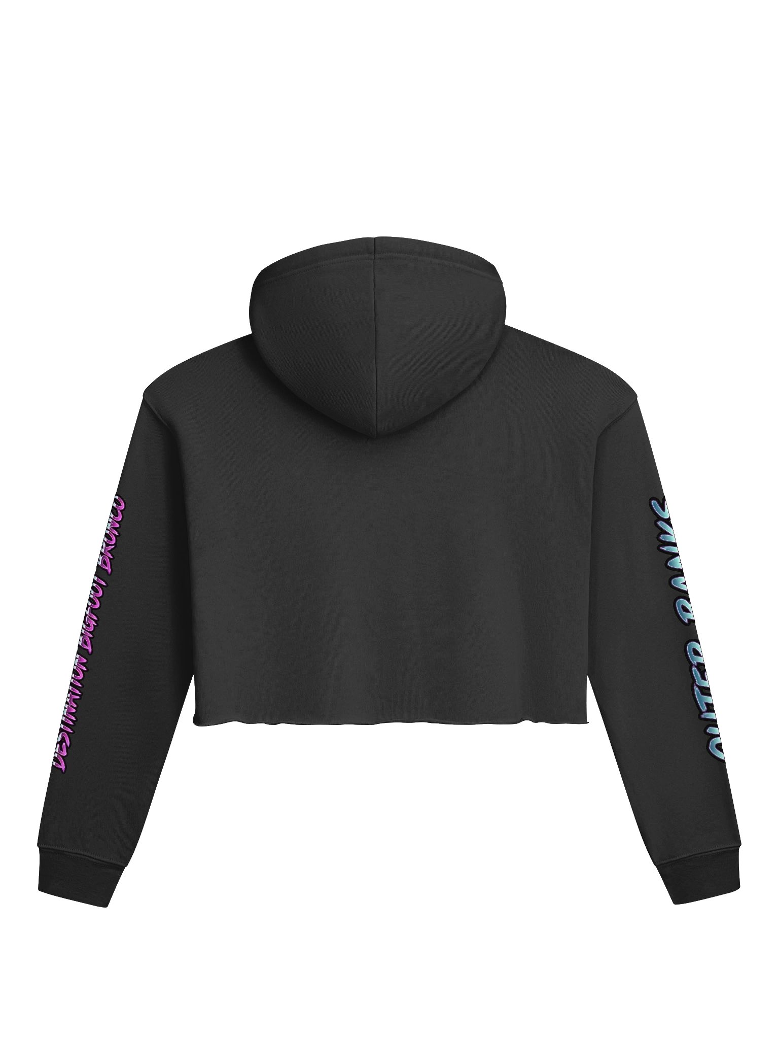 2026 Bronco Beach Bash OBX / Destination Bigfoot Bronco Collab | Bella+Canvas Fleece Women's Crop Hoodie (Multiple Colors Available) product image (3)