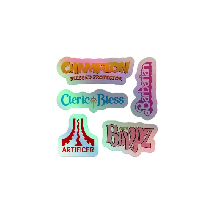 Class Clash Class Pack A-C Holofoil Sticker product image (1)