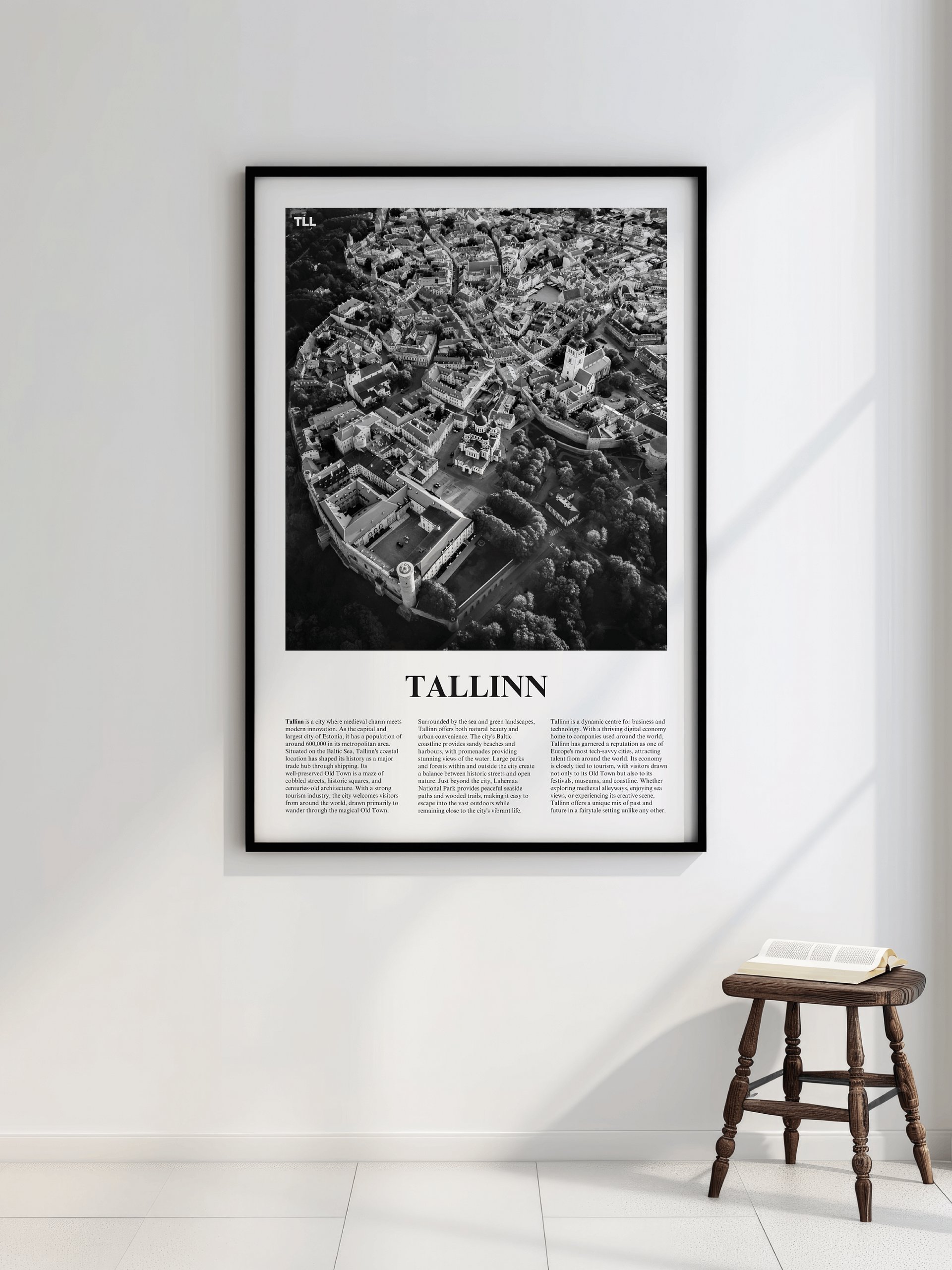 Tallinn 03 Newspaper Poster | Framed product image (7)
