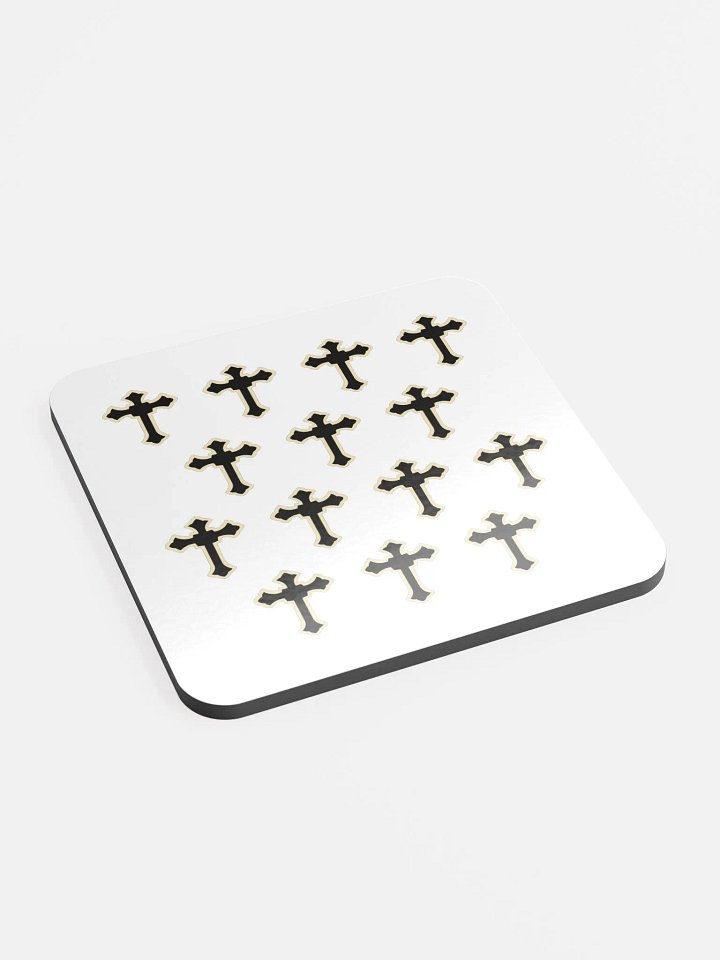 Exodus Cross - Glossed Cork Coaster product image (1)