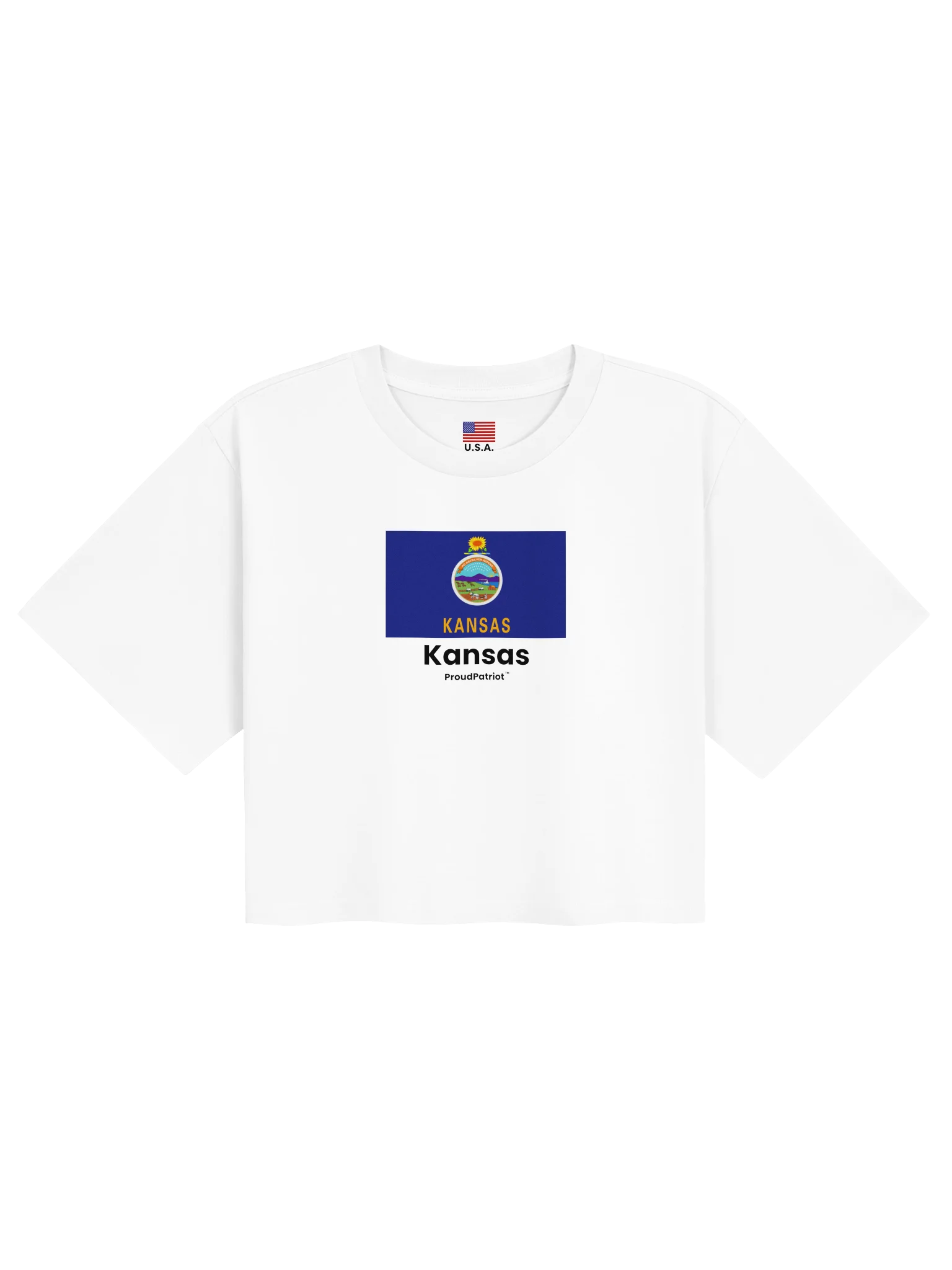 Kansas Women's Classic Crop Tee product image (5)