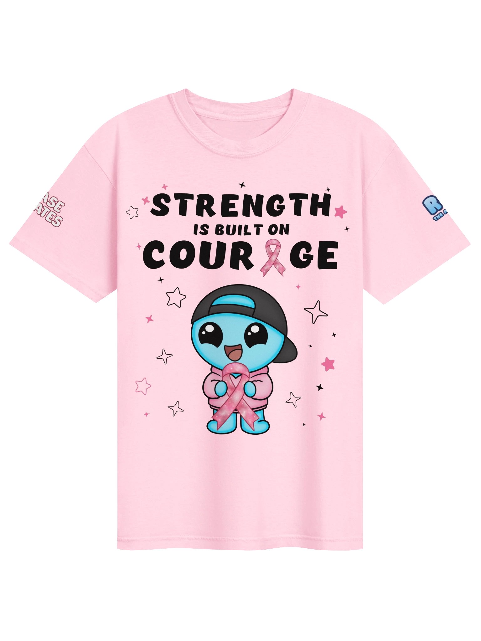 Strength Is Built On Courage Tee - Front Only product image (1)