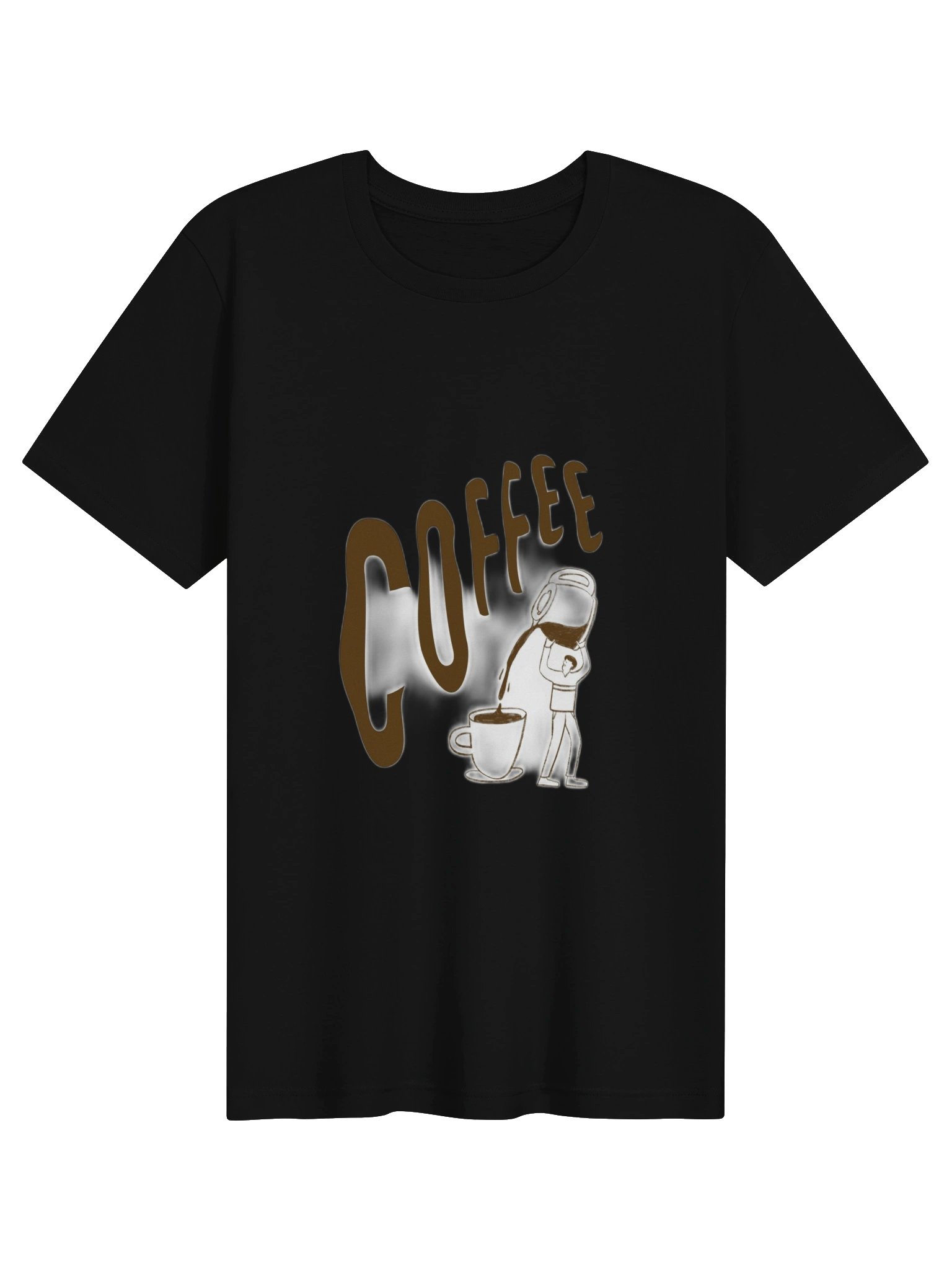 Coffee Lover T-Shirt for Women | Funny Coffee Graphic Tee | Coffee Addict Shirt | Cute Minimalist Coffee Lover Gift product image (4)