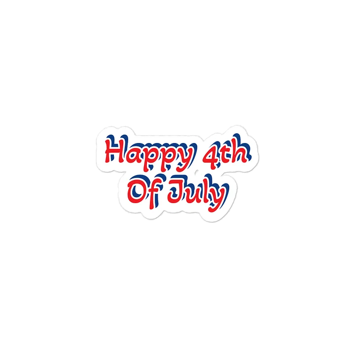Happy 4th of July Sticker product image (1)