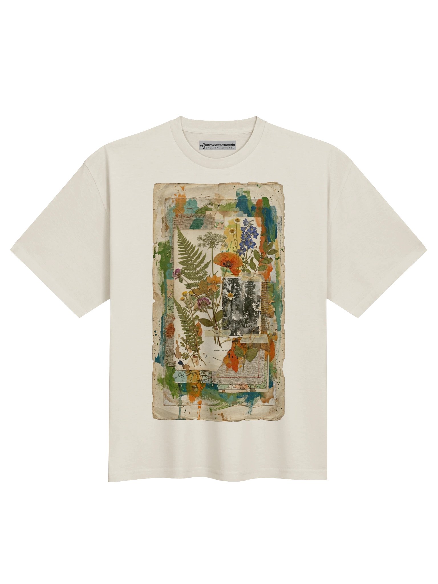 Botanical Collage Oversized Tee product image (2)