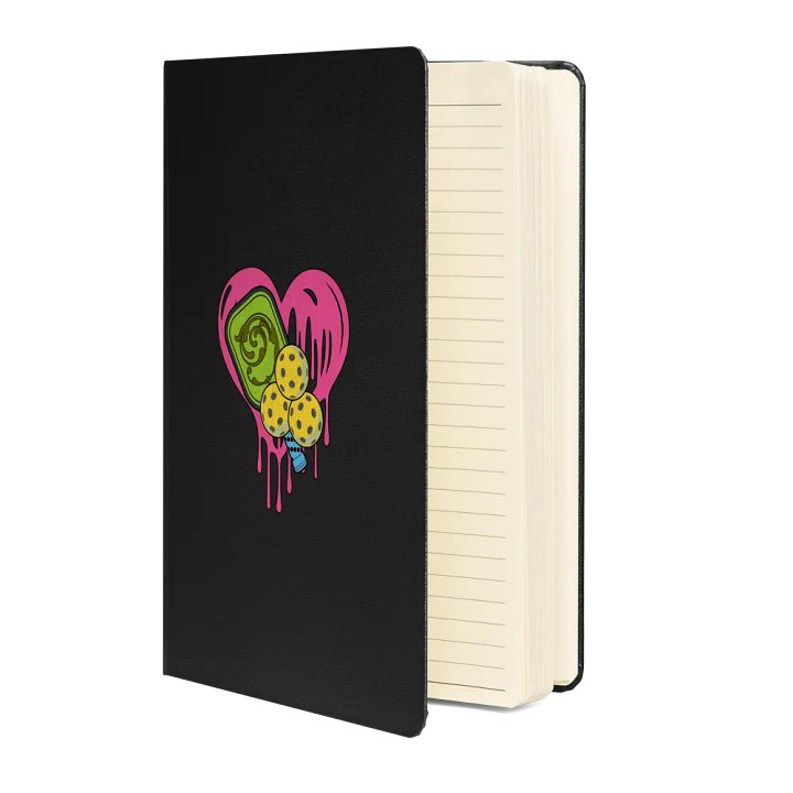Heart Pickleball Melting Hardcover Notebook product image (2)