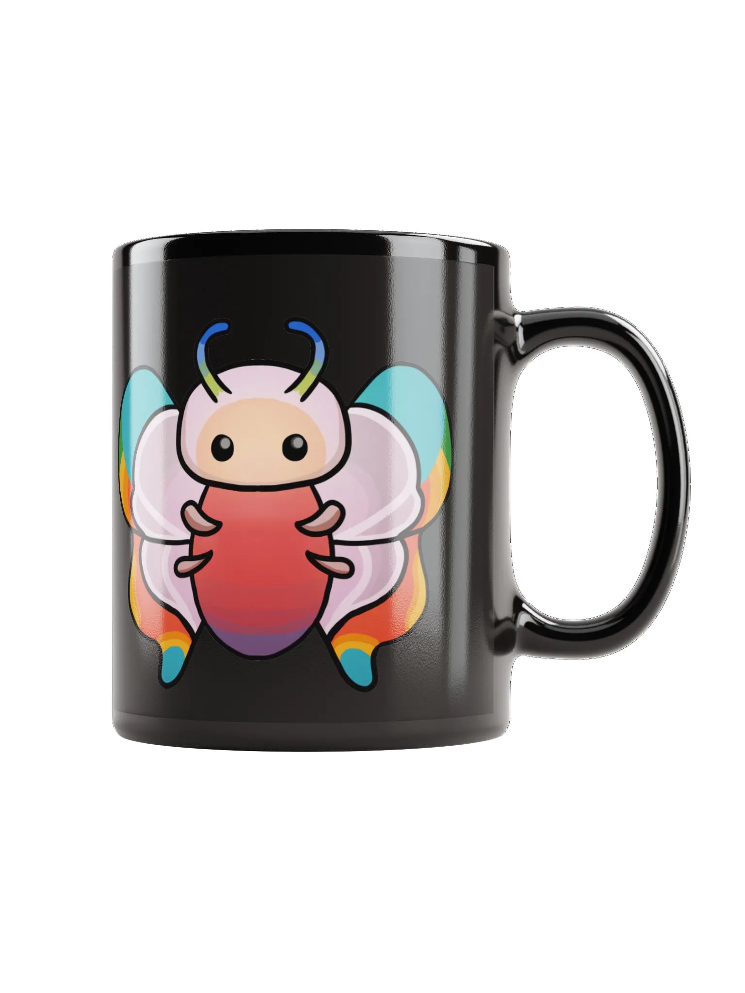 Palia Rainbow Butterfly - Black Glossy Mug product image (5)