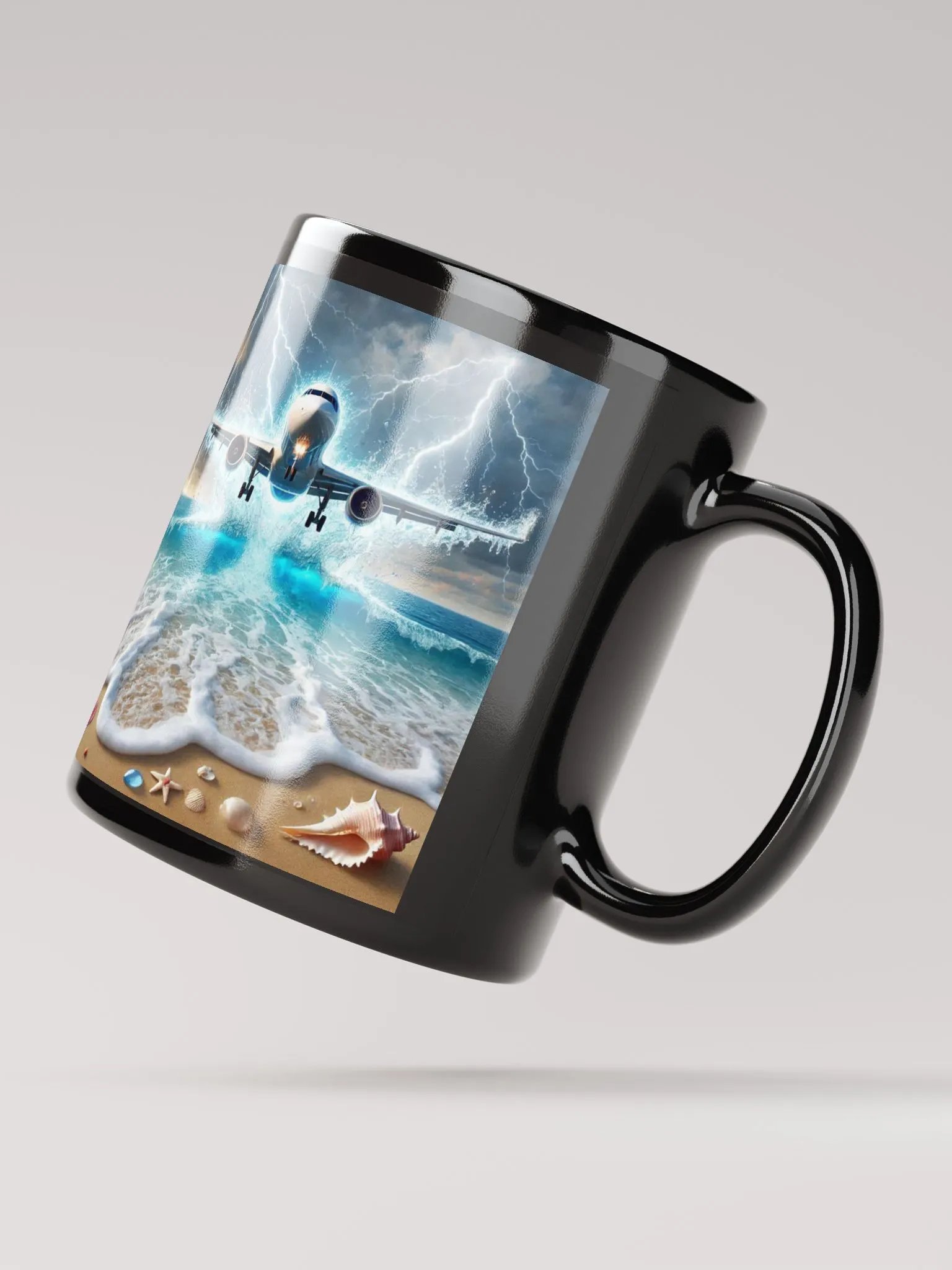 Surreal Splash Black Mug product image (3)