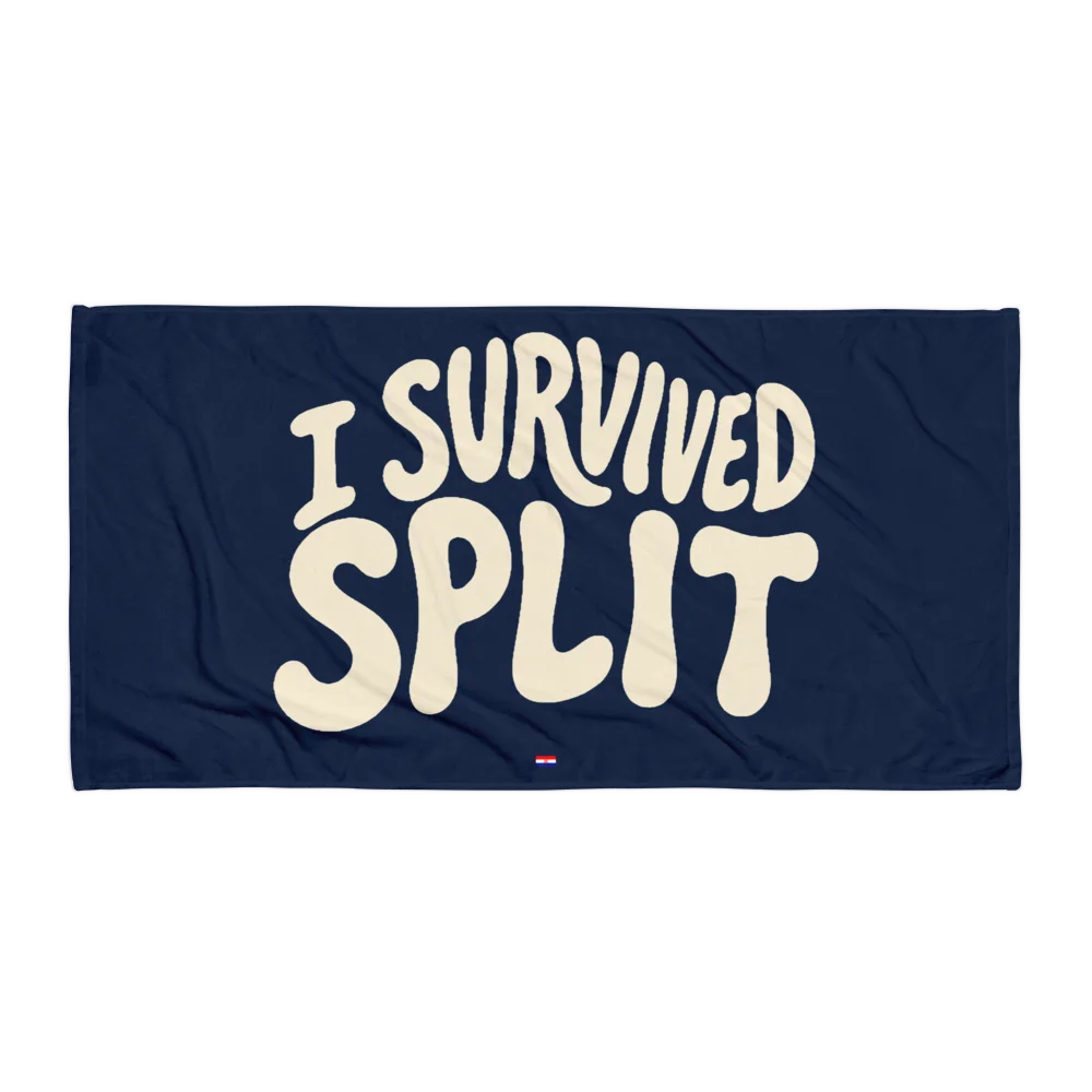 I Survived Split — Premium Beach Towel product image (1)