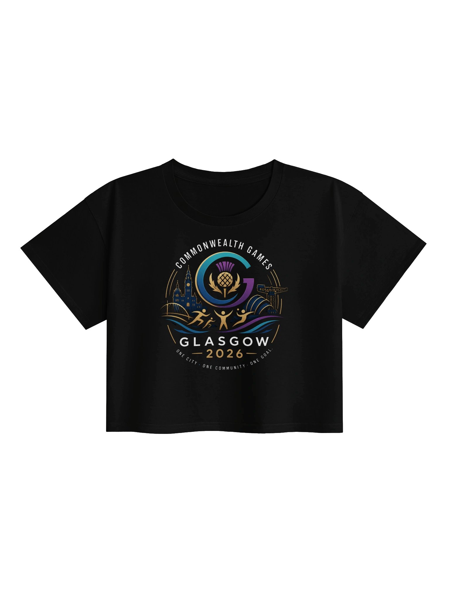 Glasgow 2026 Commonwealth Games Crop Top product image (1)